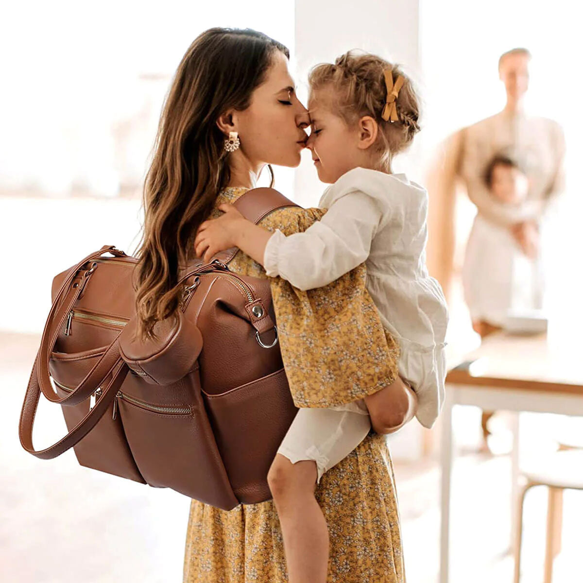 Fancy diaper hot sale bag backpack