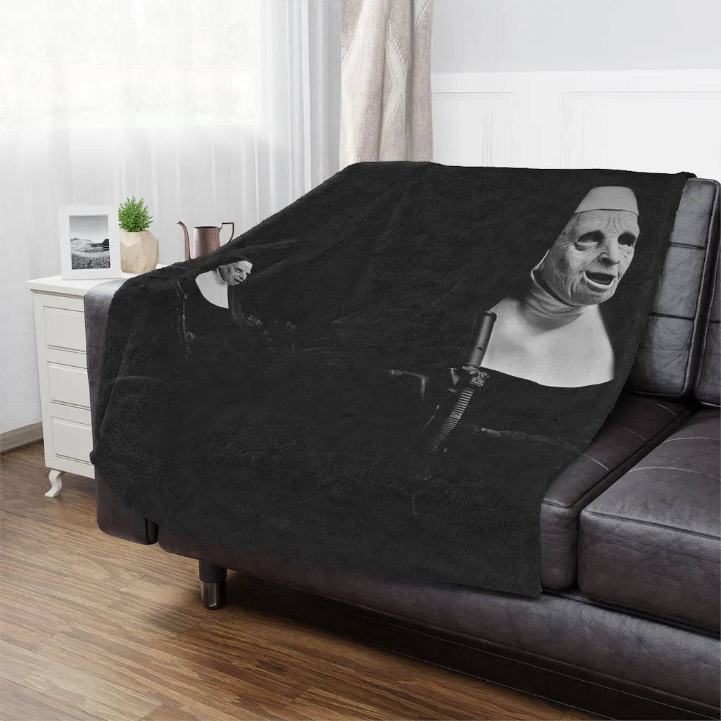 Boston Mobster Mafia Massachusetts Art Gangsters Minky Blanket