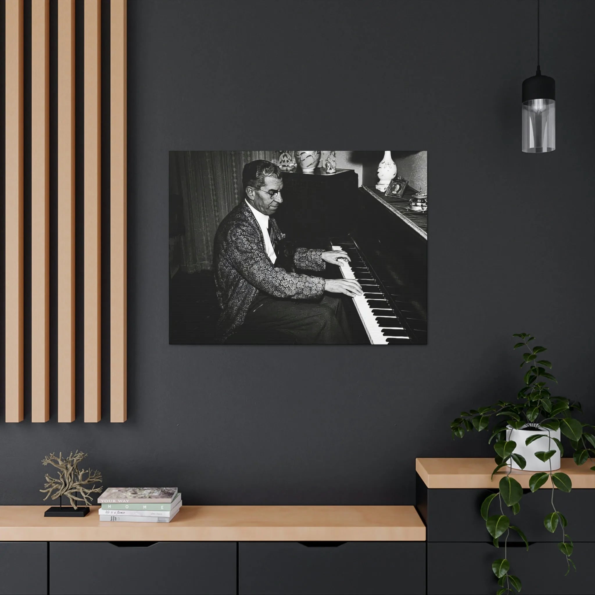 Charles Lucky Luciano Mobster Canvas Gallery Wraps