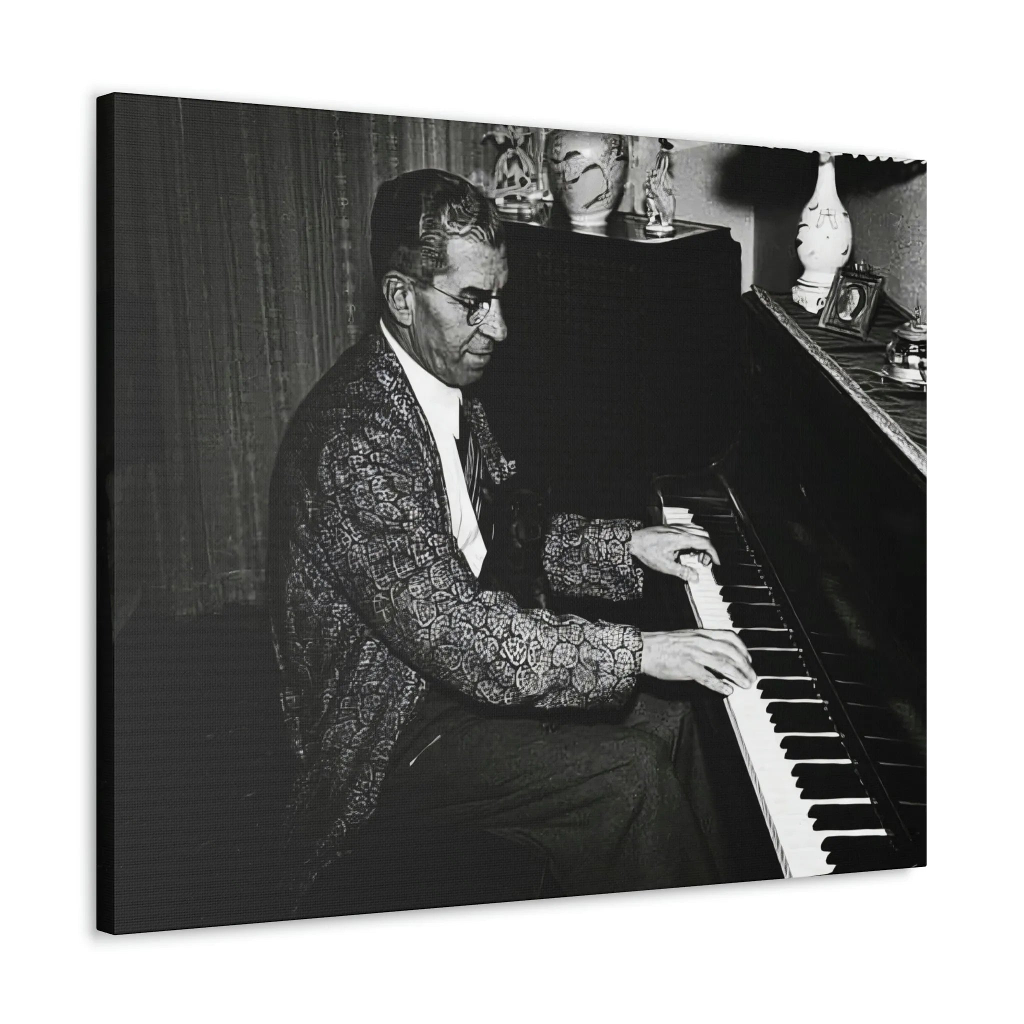 Charles Lucky Luciano Mobster Canvas Gallery Wraps