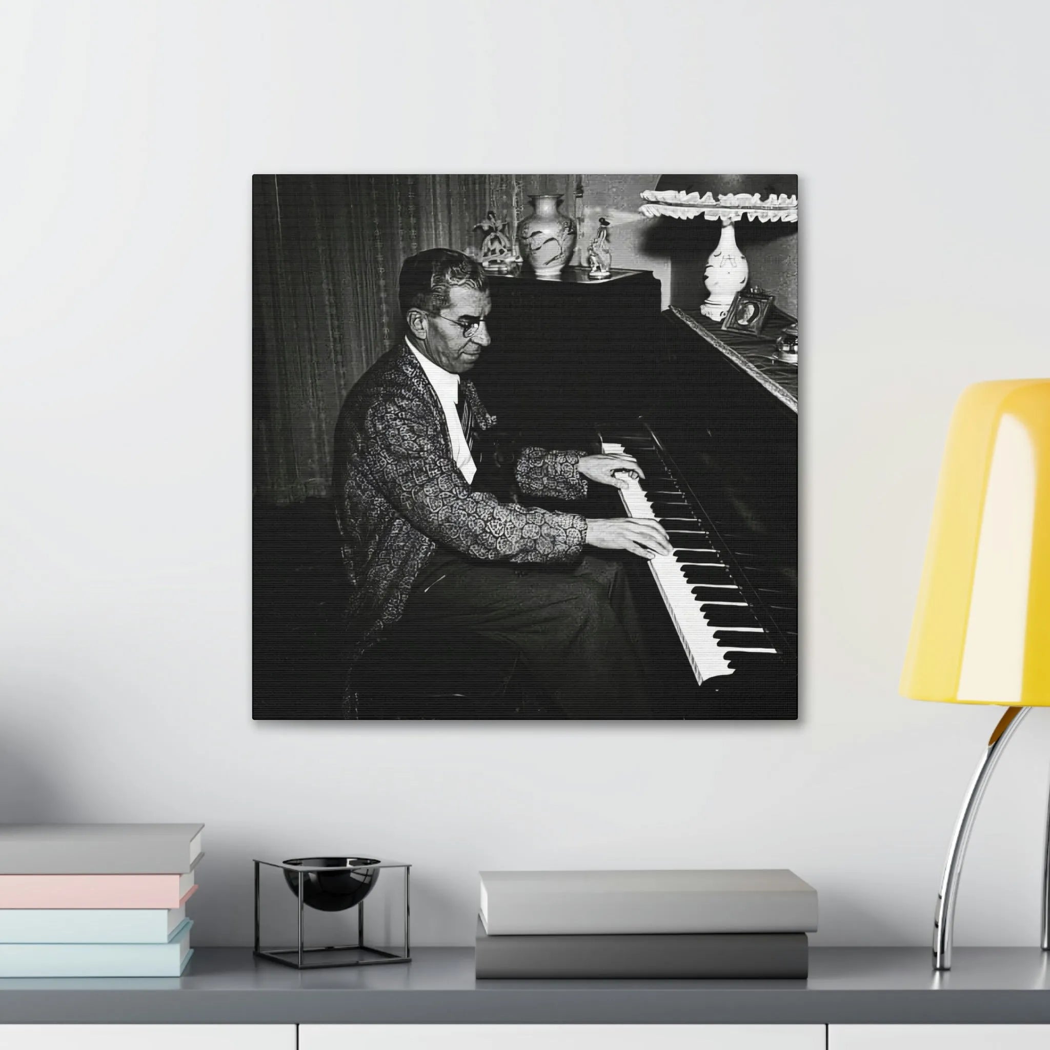 Charles Lucky Luciano Mobster Canvas Gallery Wraps
