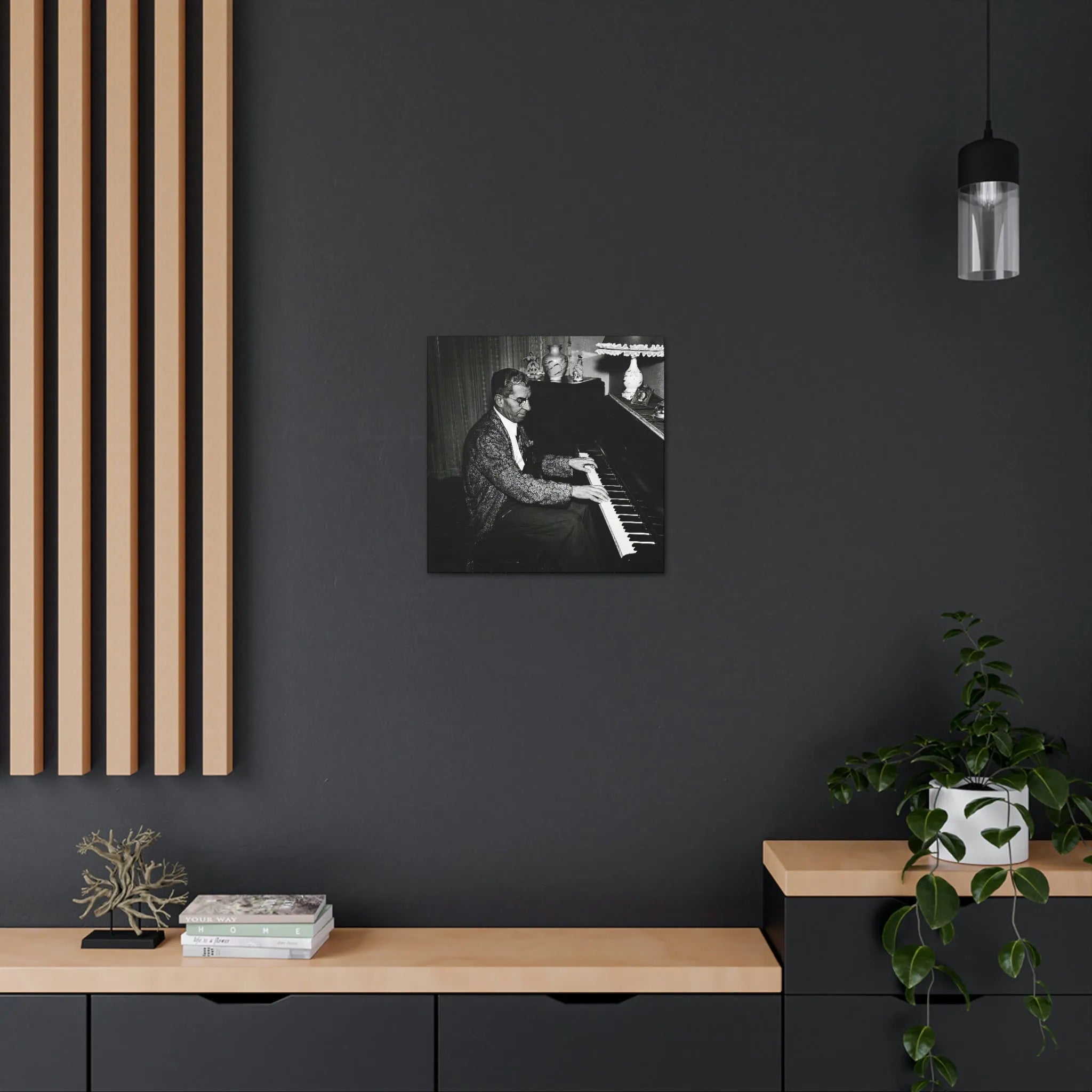 Charles Lucky Luciano Mobster Canvas Gallery Wraps