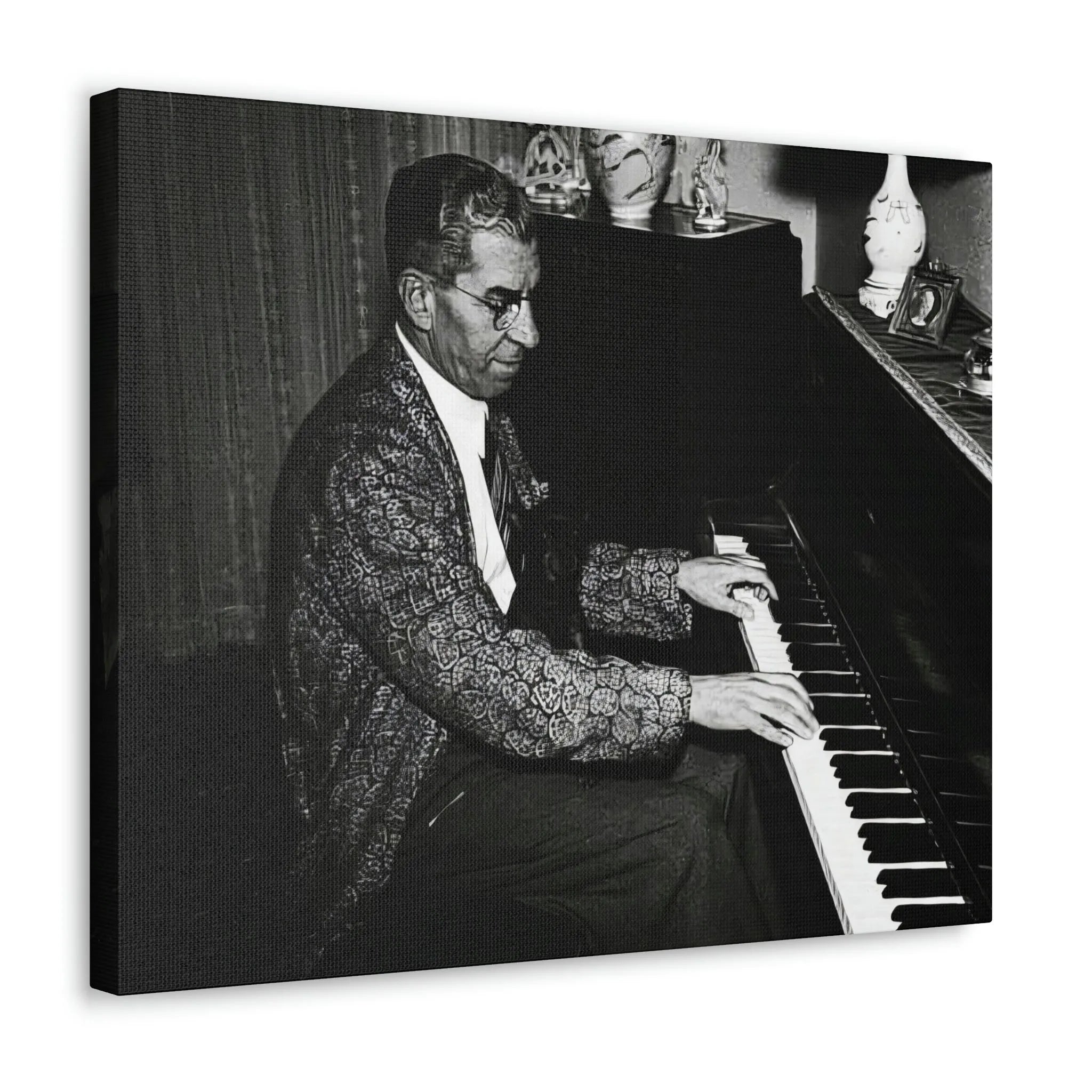Charles Lucky Luciano Mobster Canvas Gallery Wraps