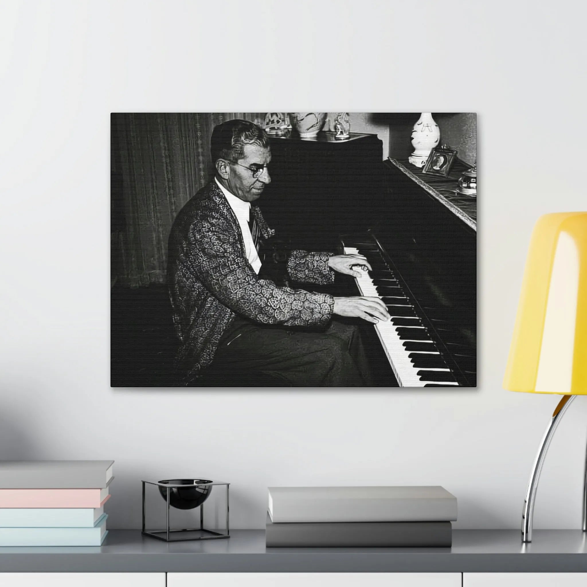 Charles Lucky Luciano Mobster Canvas Gallery Wraps