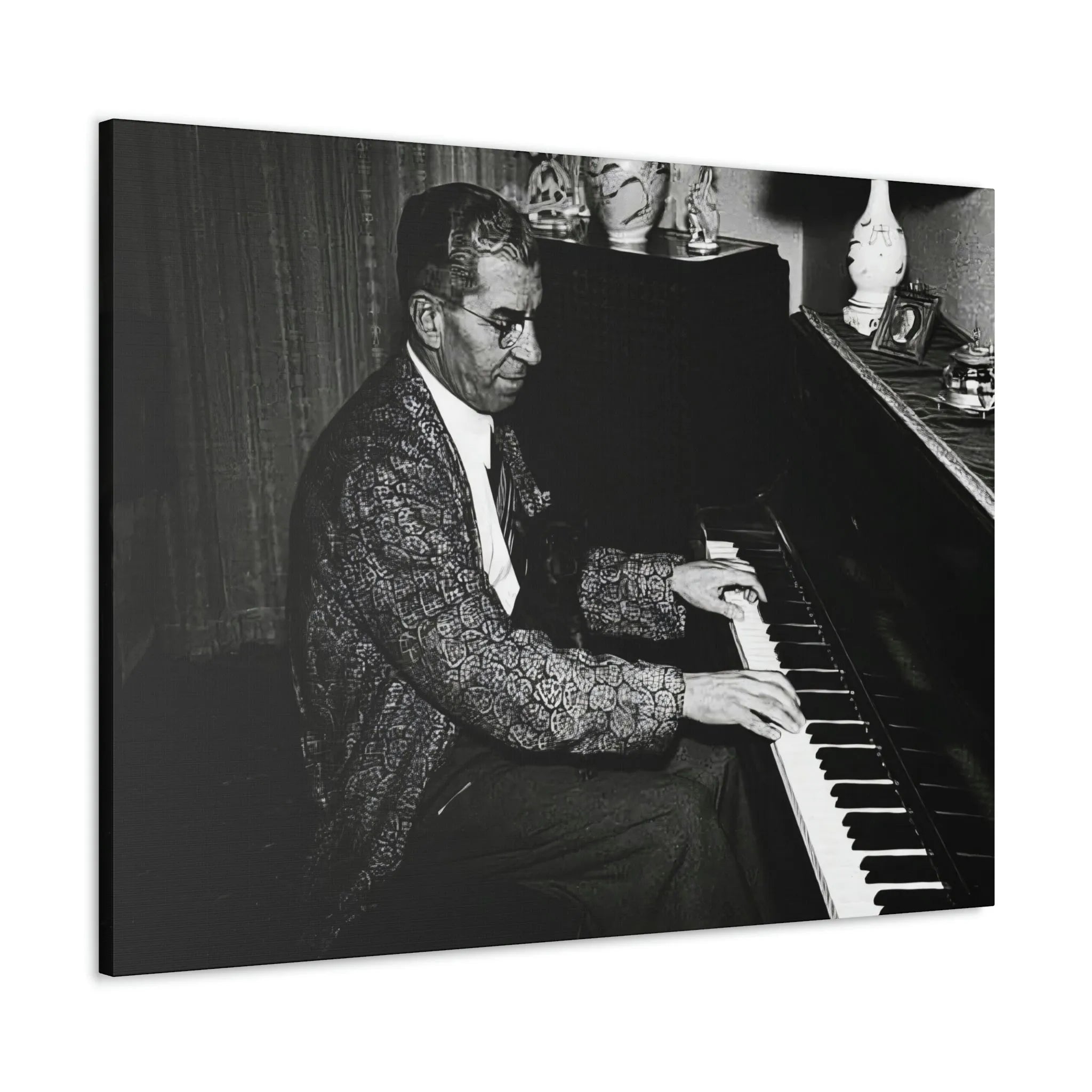 Charles Lucky Luciano Mobster Canvas Gallery Wraps