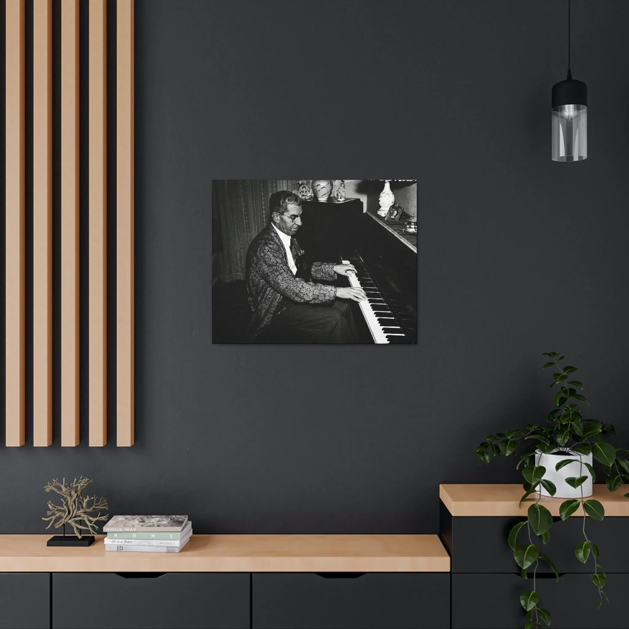 Charles Lucky Luciano Mobster Canvas Gallery Wraps