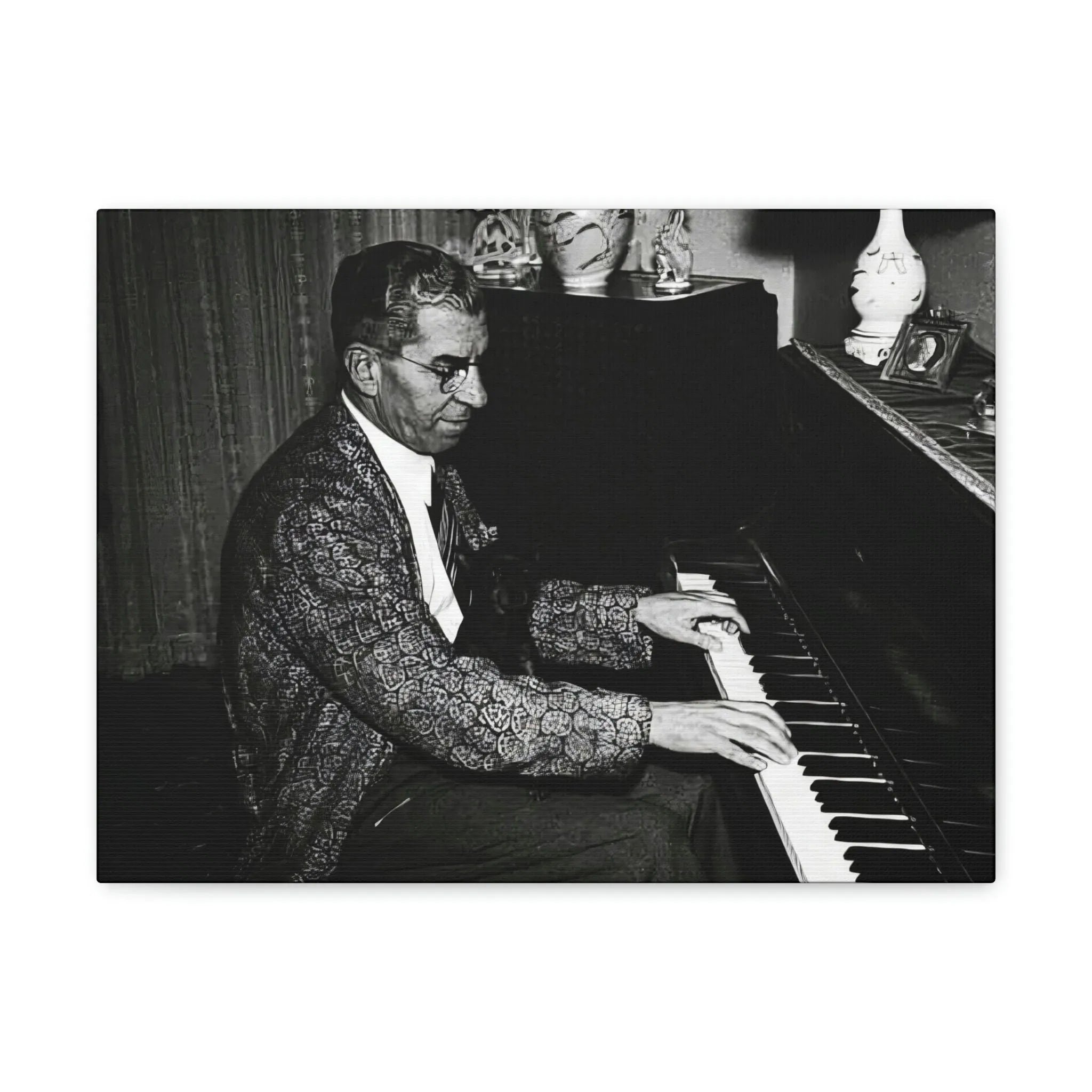 Charles Lucky Luciano Mobster Canvas Gallery Wraps