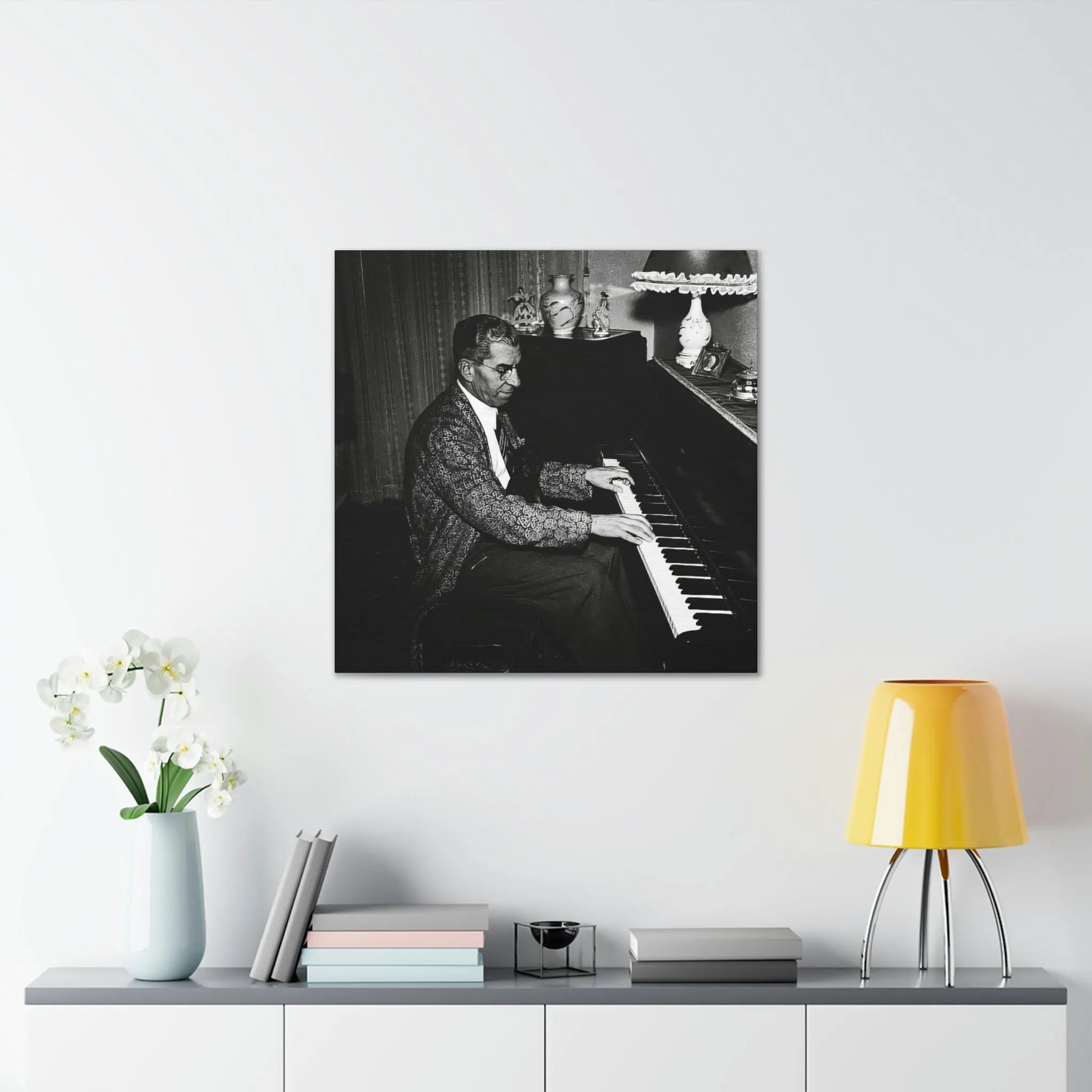 Charles Lucky Luciano Mobster Canvas Gallery Wraps