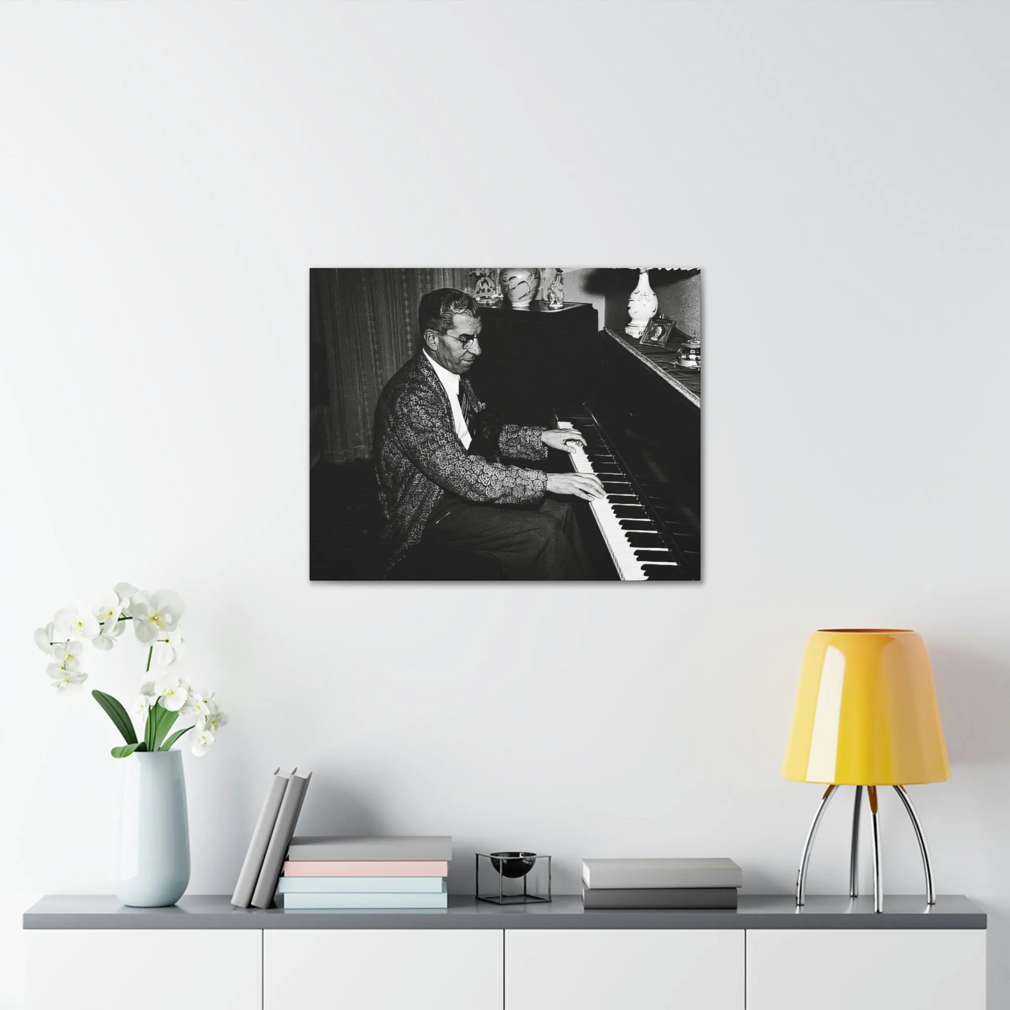 Charles Lucky Luciano Mobster Canvas Gallery Wraps
