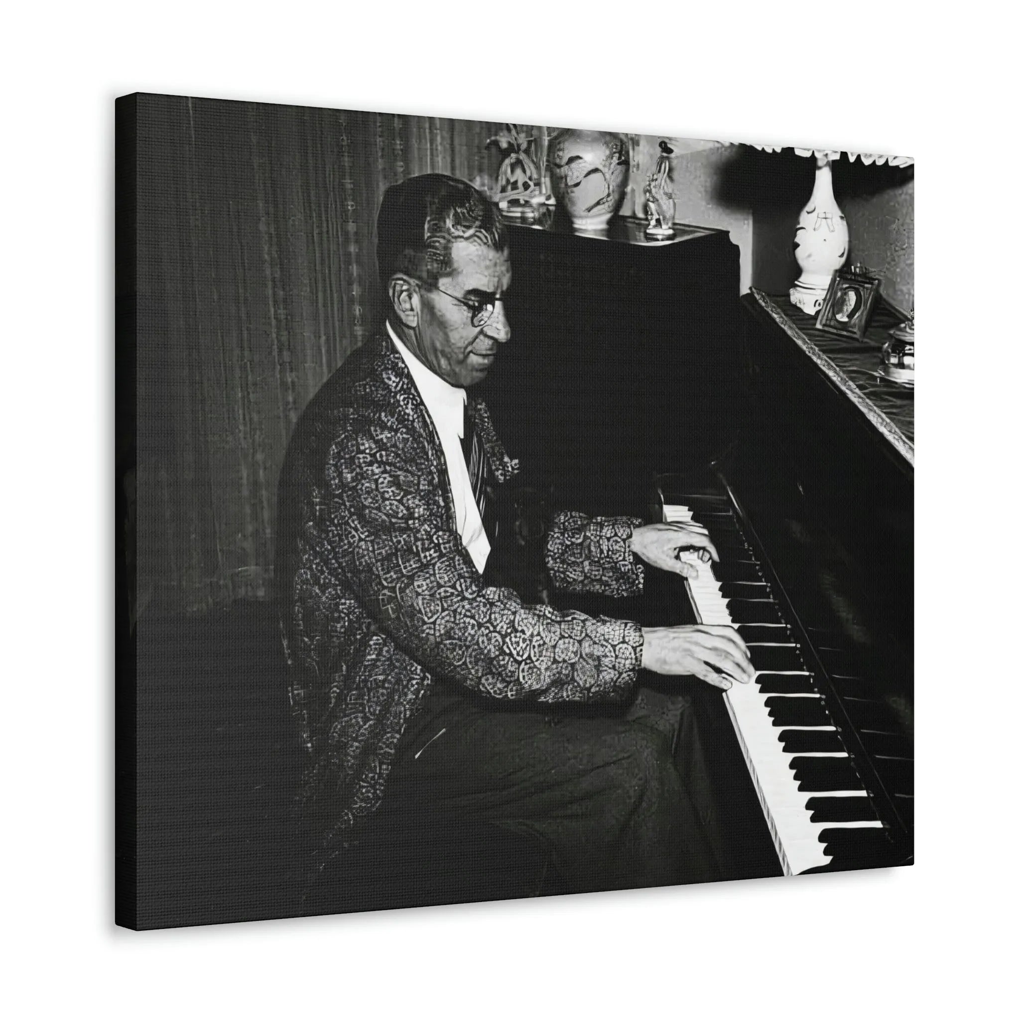 Charles Lucky Luciano Mobster Canvas Gallery Wraps