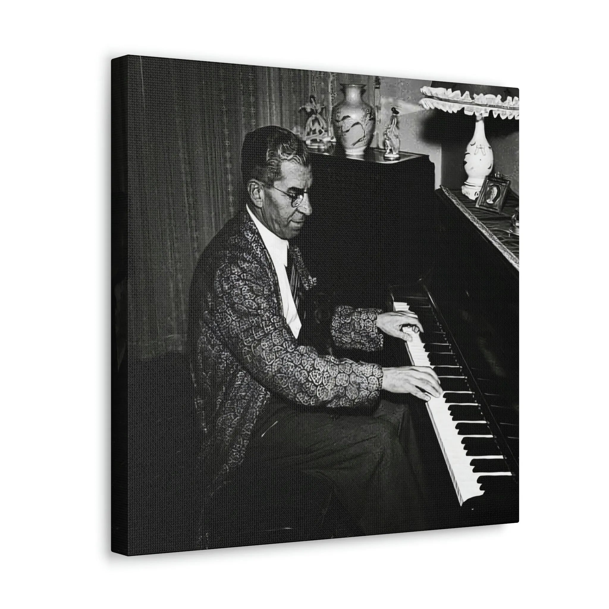 Charles Lucky Luciano Mobster Canvas Gallery Wraps