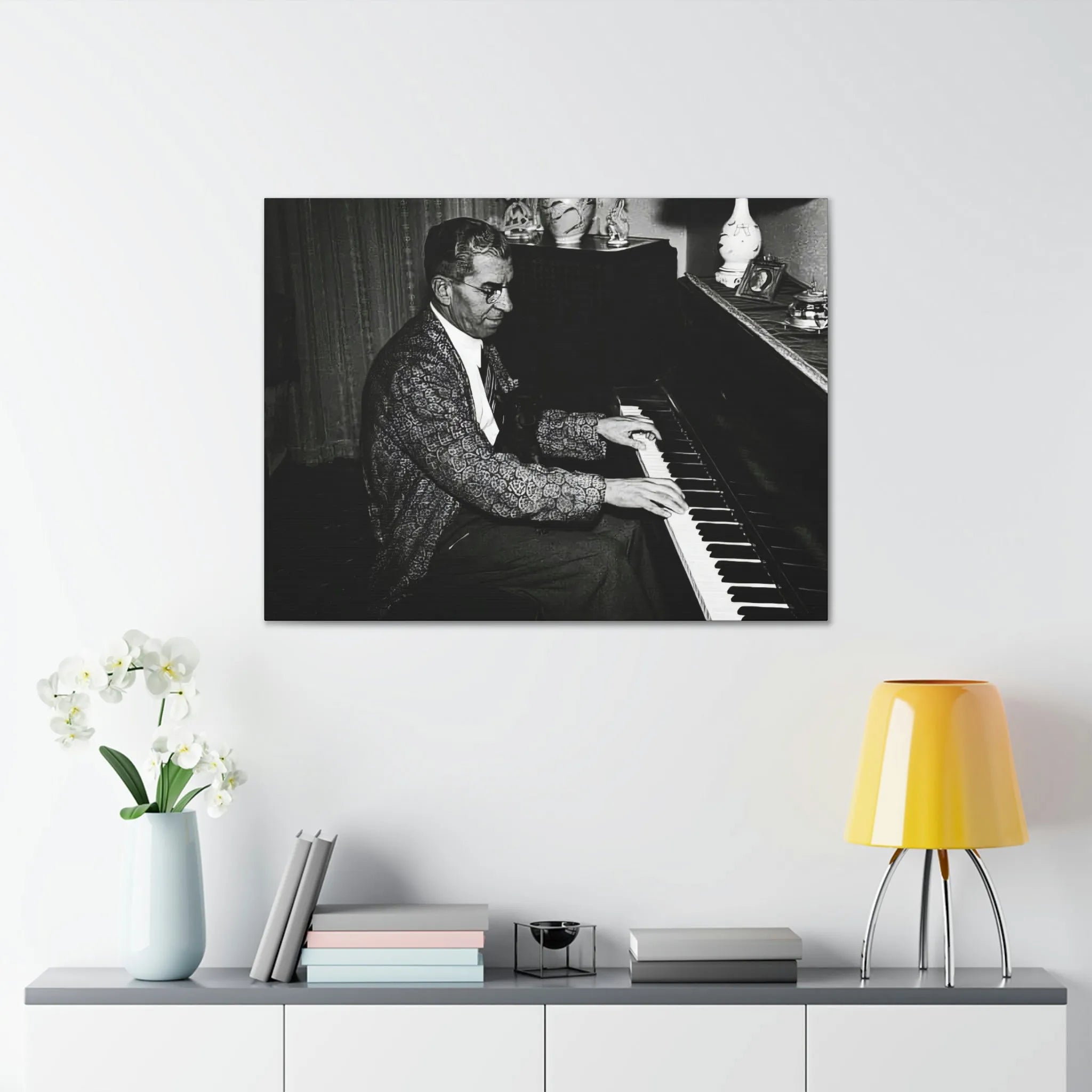 Charles Lucky Luciano Mobster Canvas Gallery Wraps