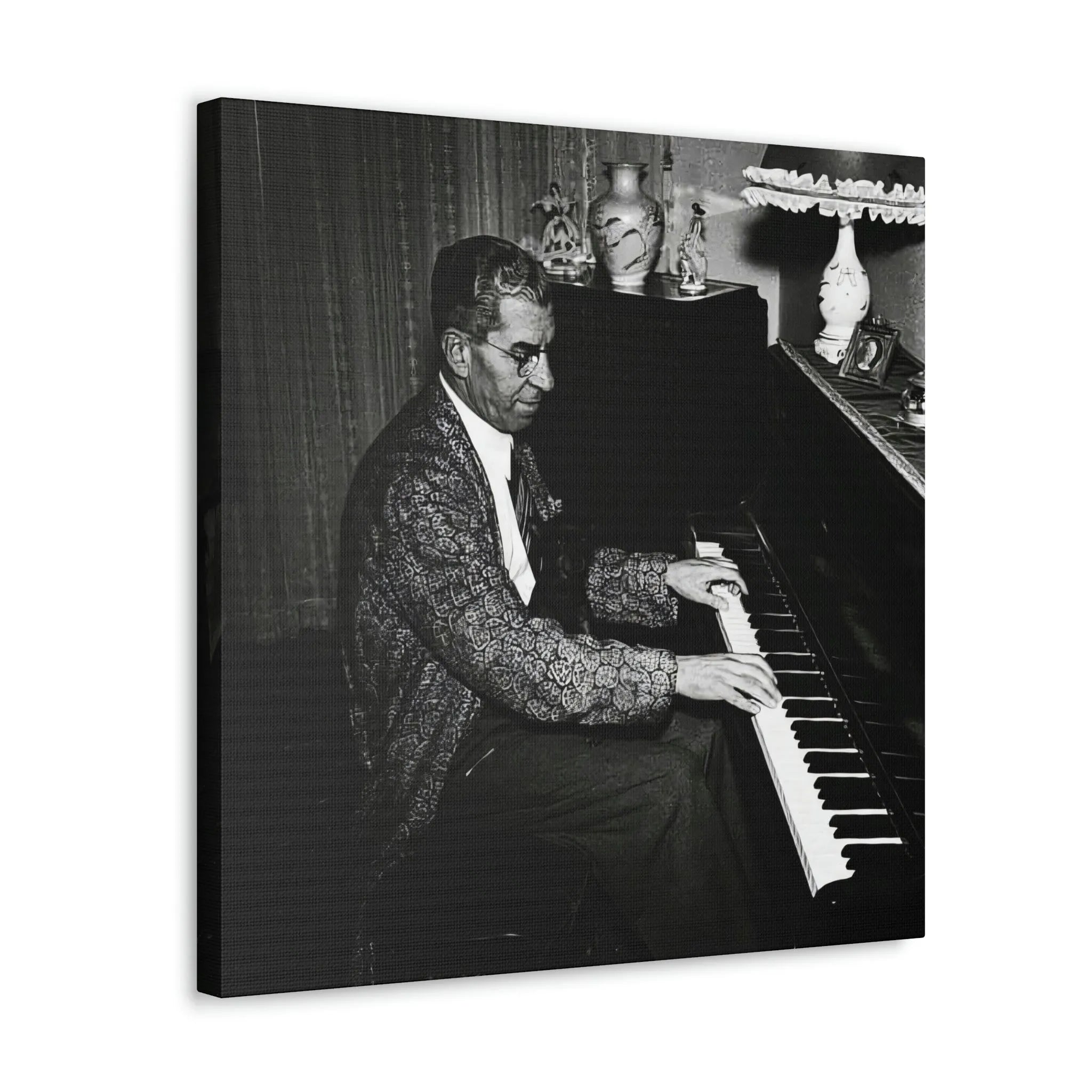 Charles Lucky Luciano Mobster Canvas Gallery Wraps