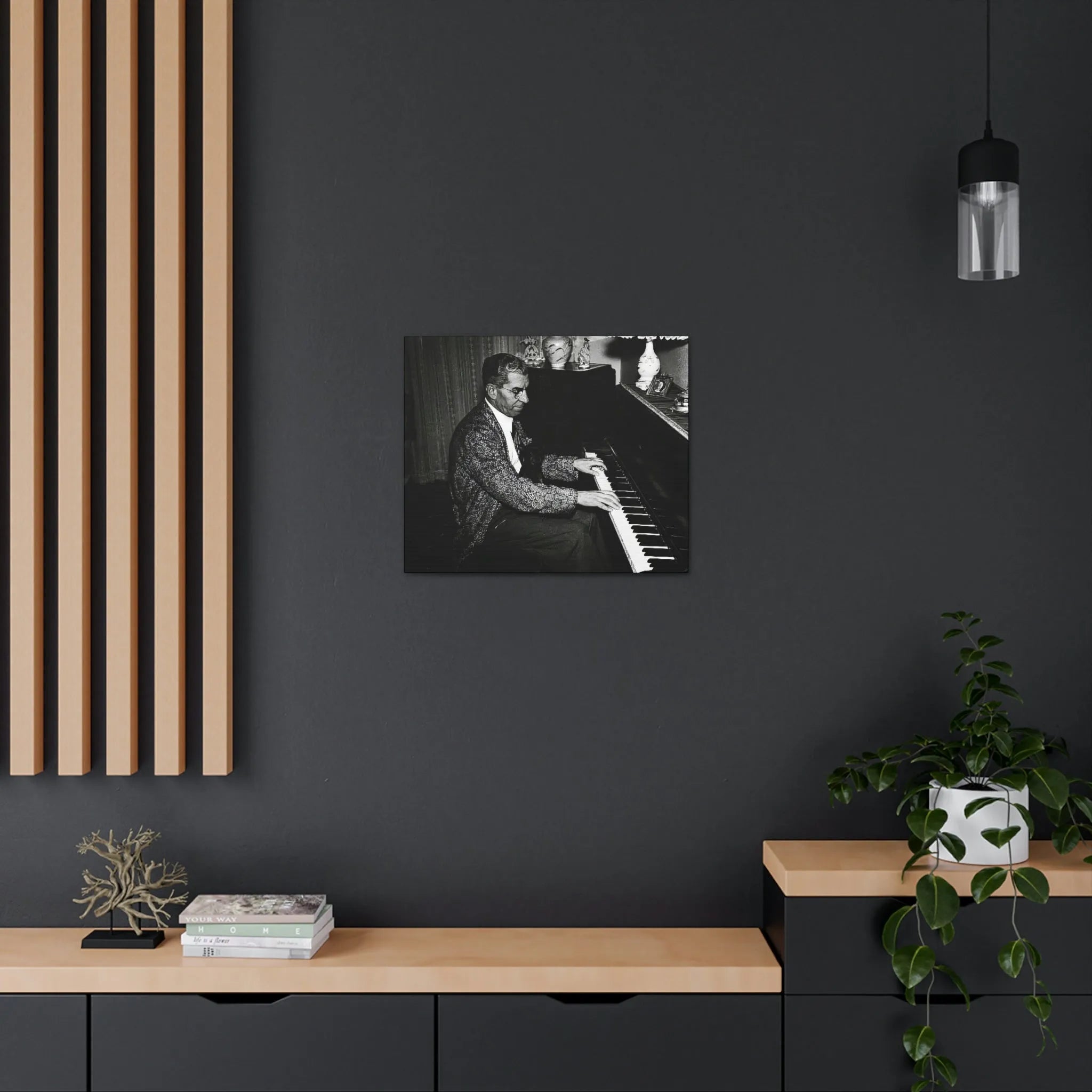 Charles Lucky Luciano Mobster Canvas Gallery Wraps