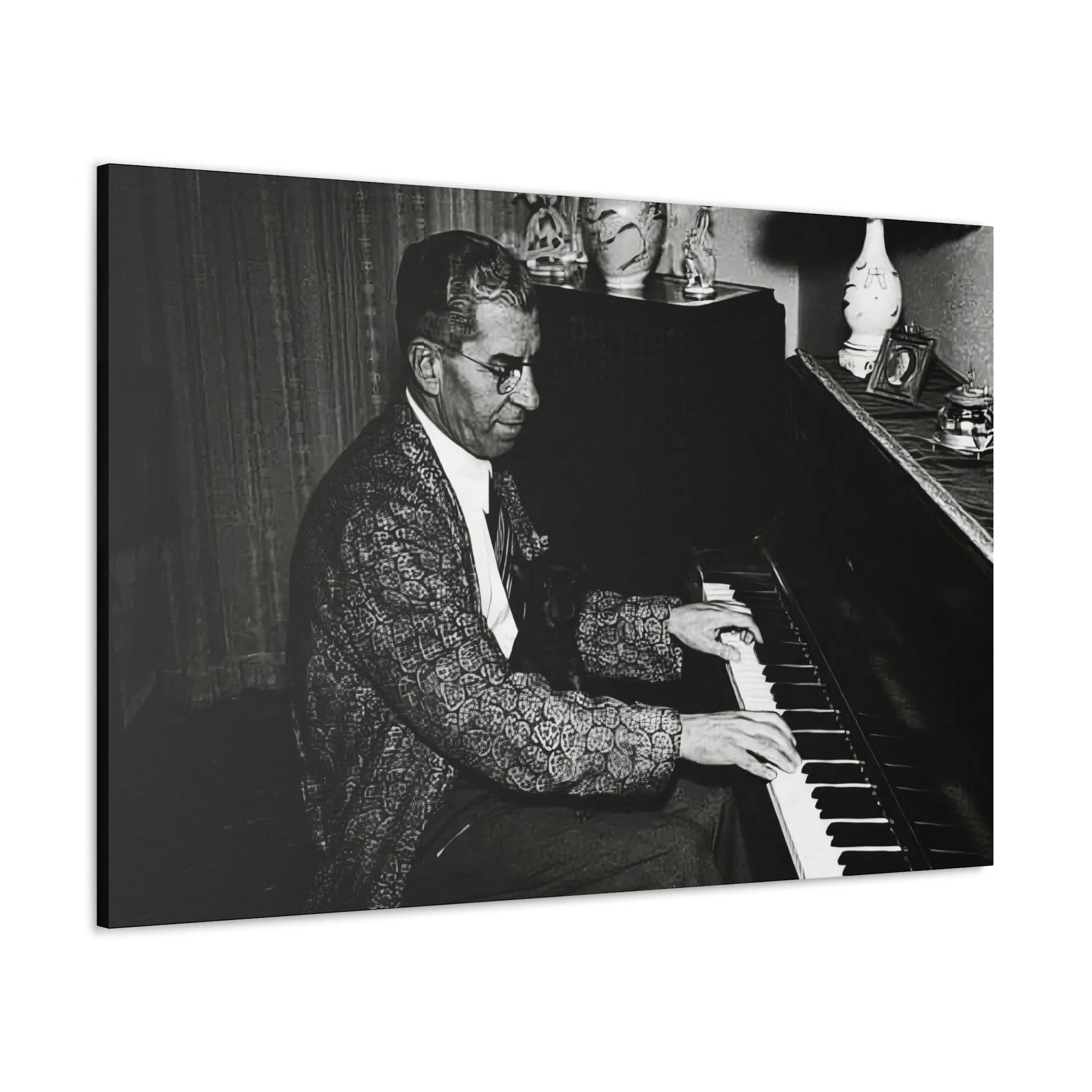 Charles Lucky Luciano Mobster Canvas Gallery Wraps