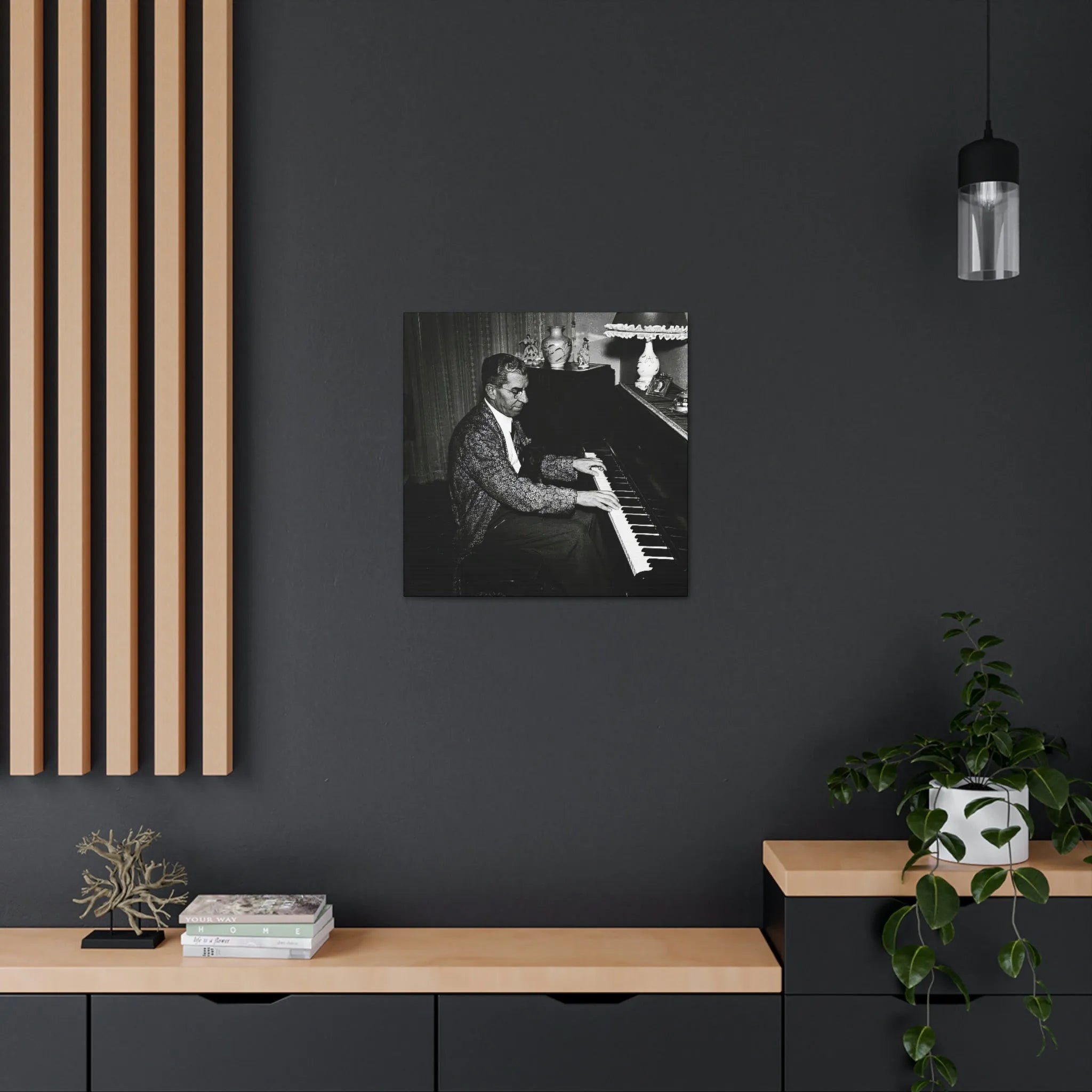 Charles Lucky Luciano Mobster Canvas Gallery Wraps