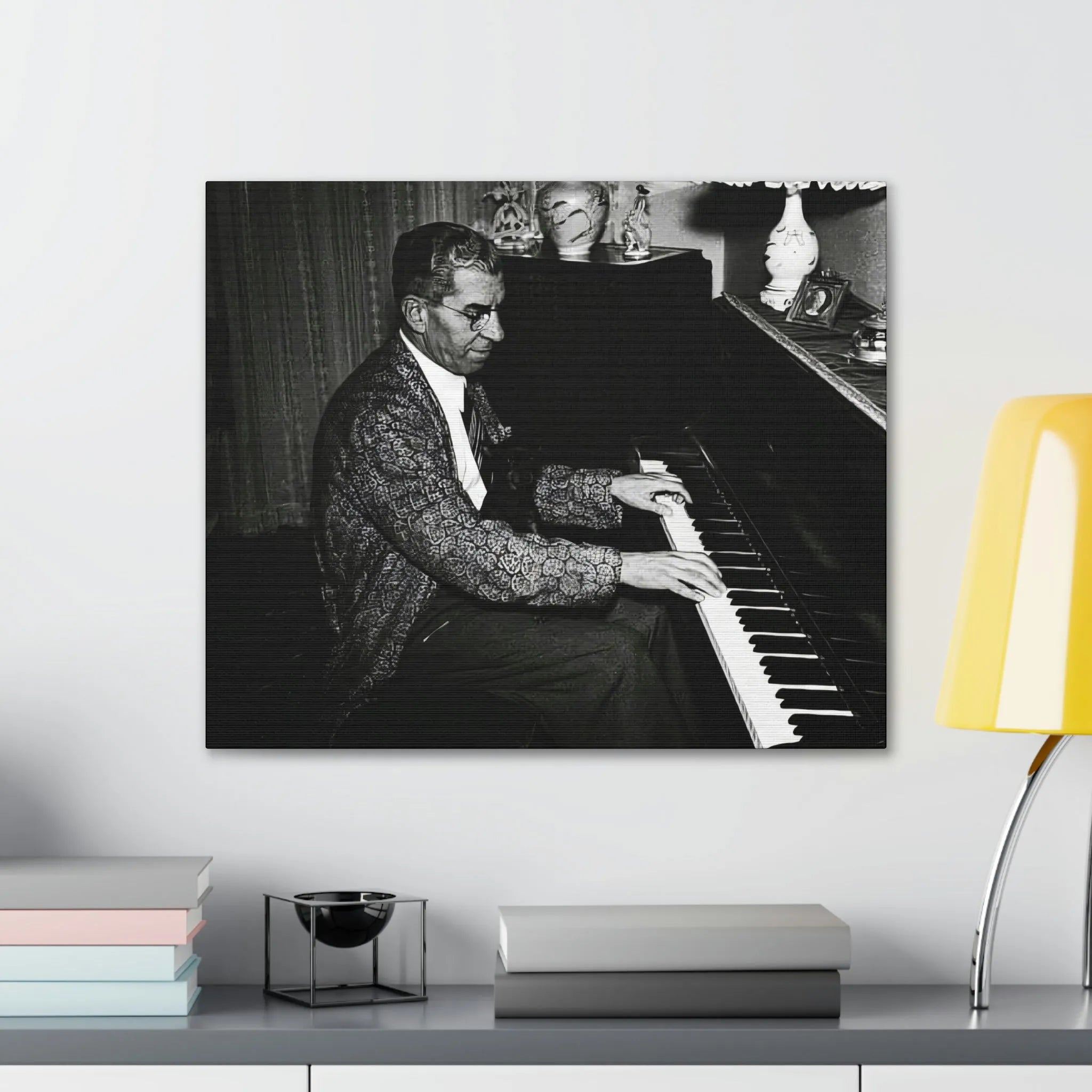 Charles Lucky Luciano Mobster Canvas Gallery Wraps