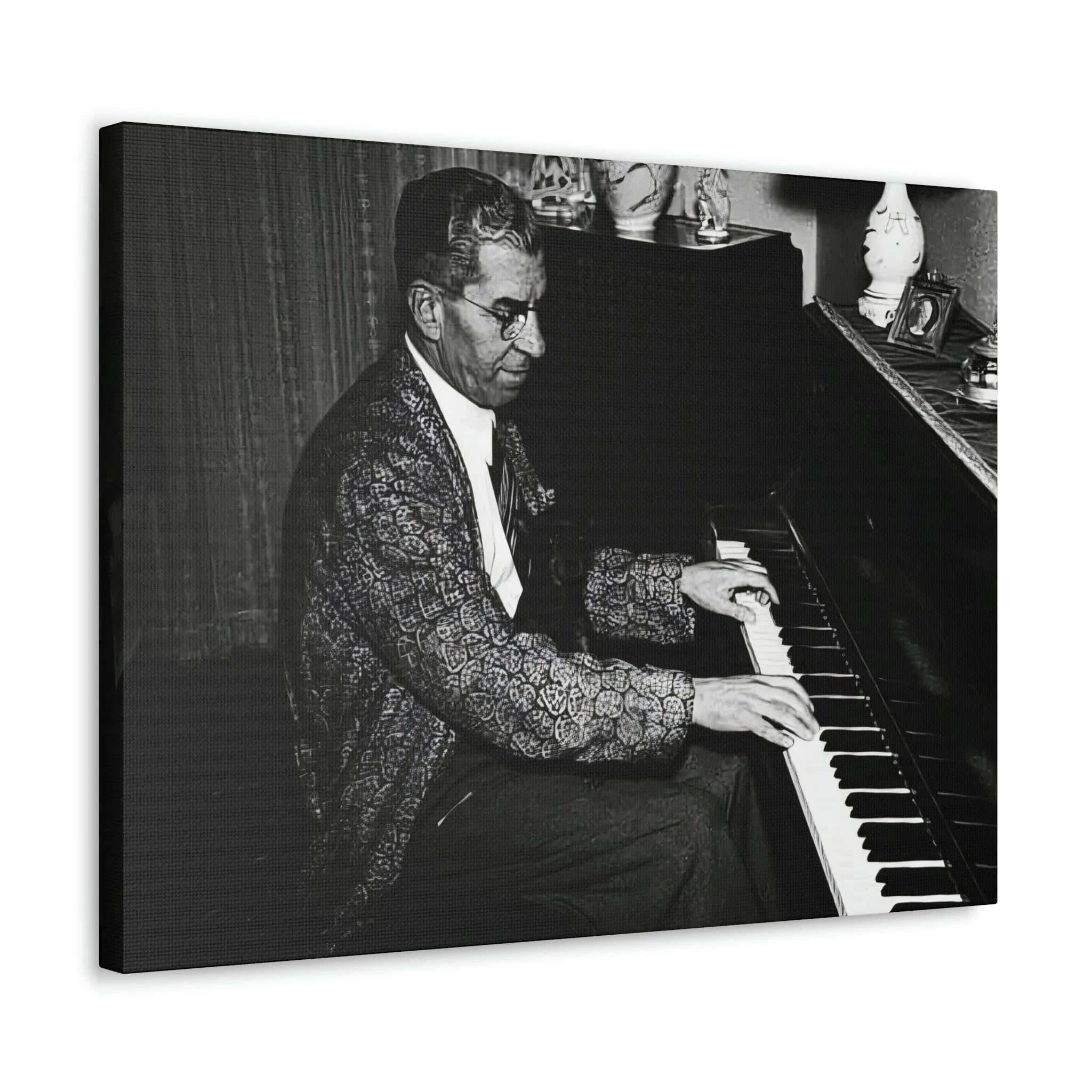Charles Lucky Luciano Mobster Canvas Gallery Wraps