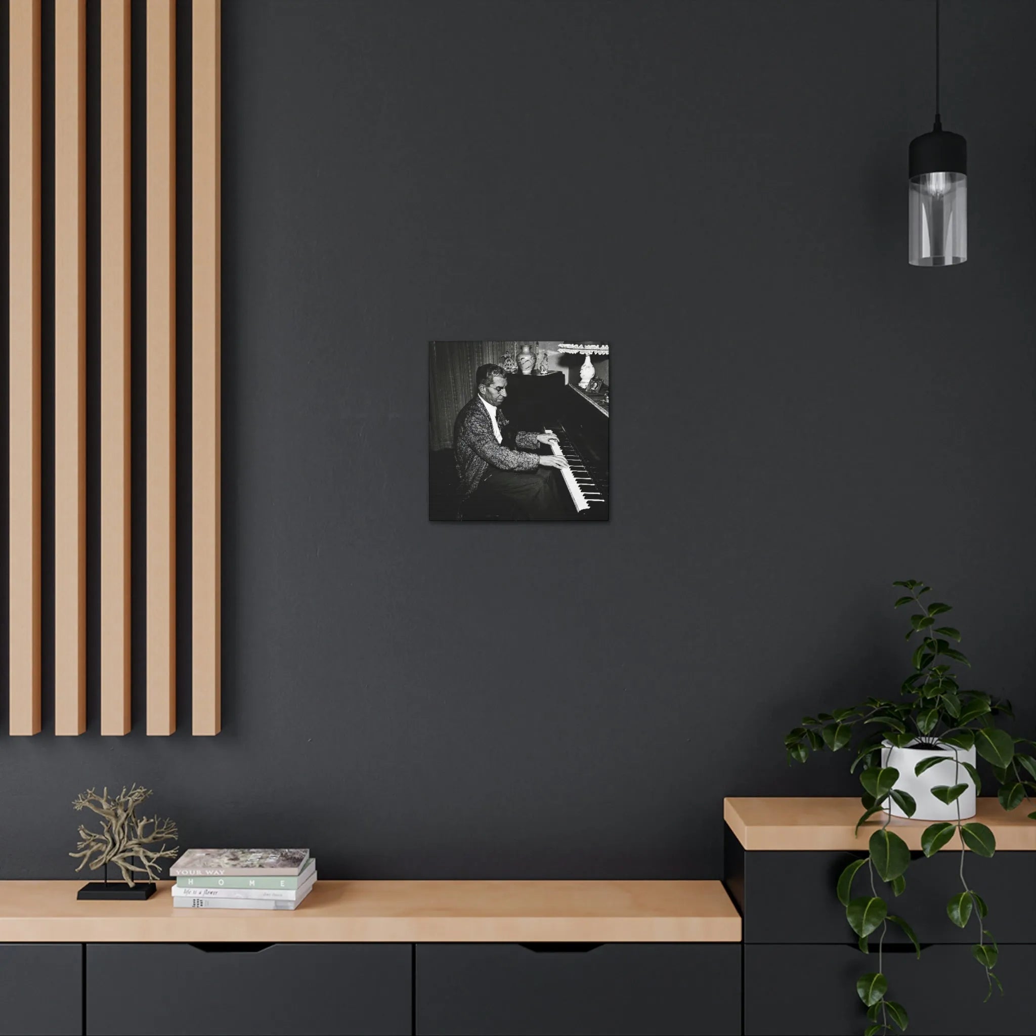 Charles Lucky Luciano Mobster Canvas Gallery Wraps