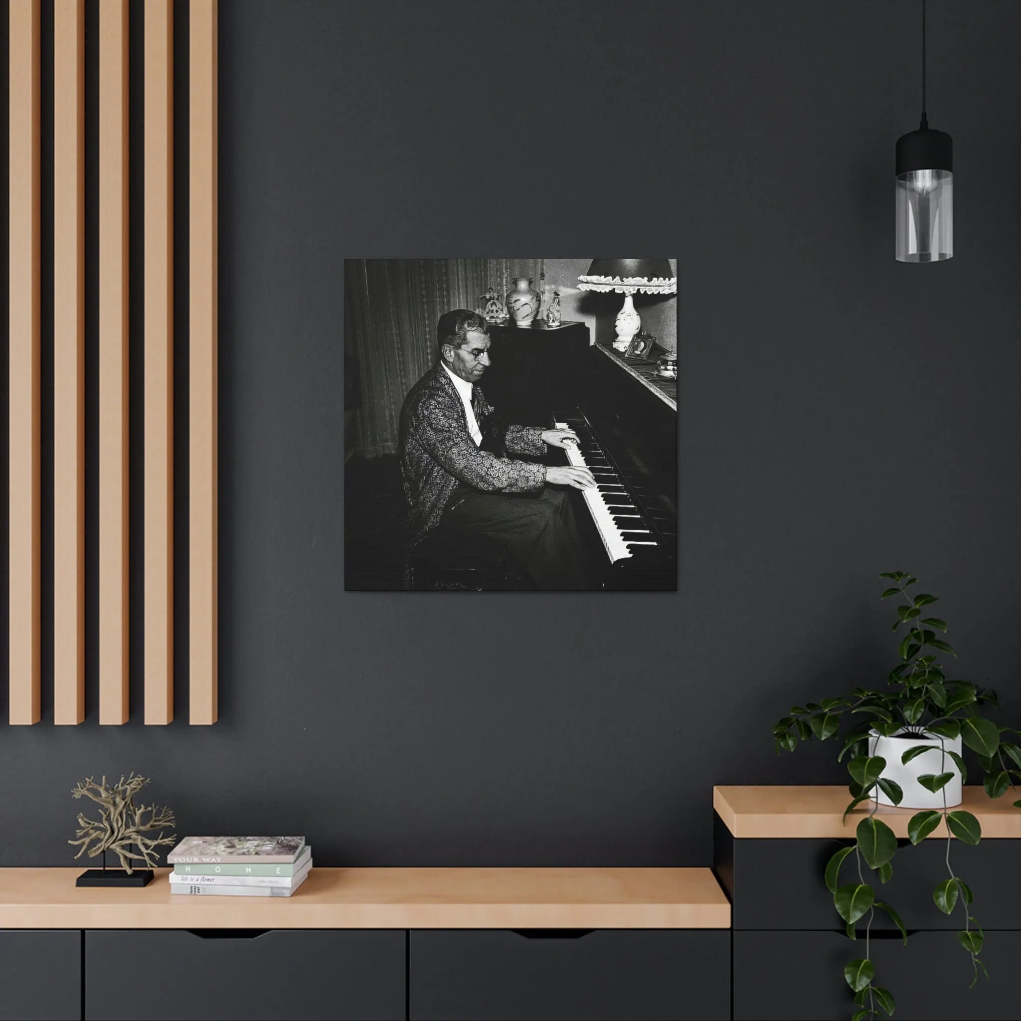 Charles Lucky Luciano Mobster Canvas Gallery Wraps