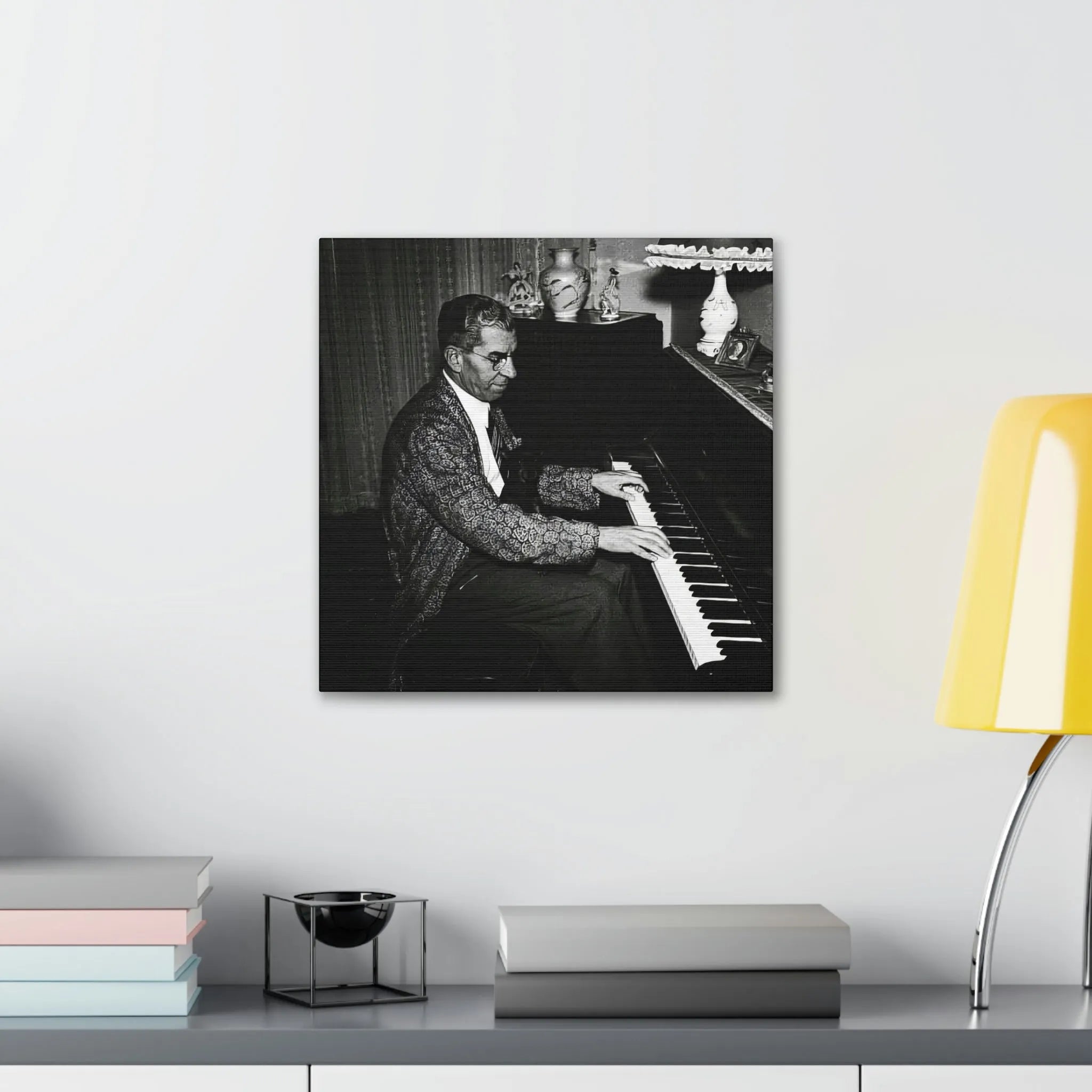 Charles Lucky Luciano Mobster Canvas Gallery Wraps