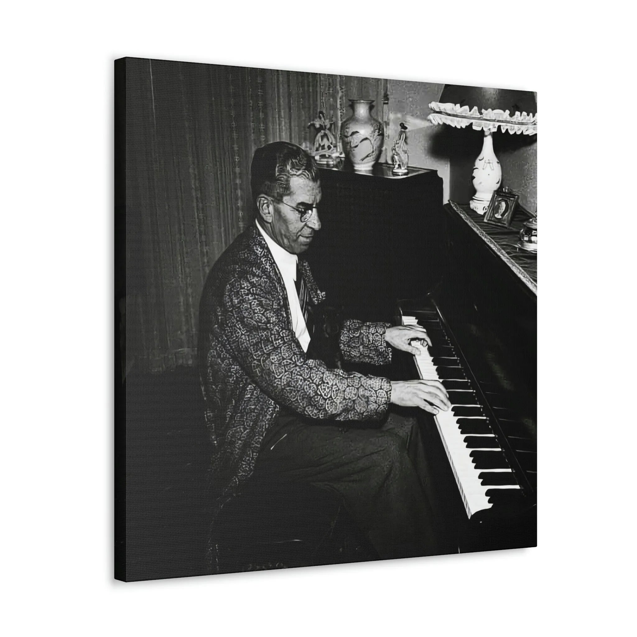 Charles Lucky Luciano Mobster Canvas Gallery Wraps