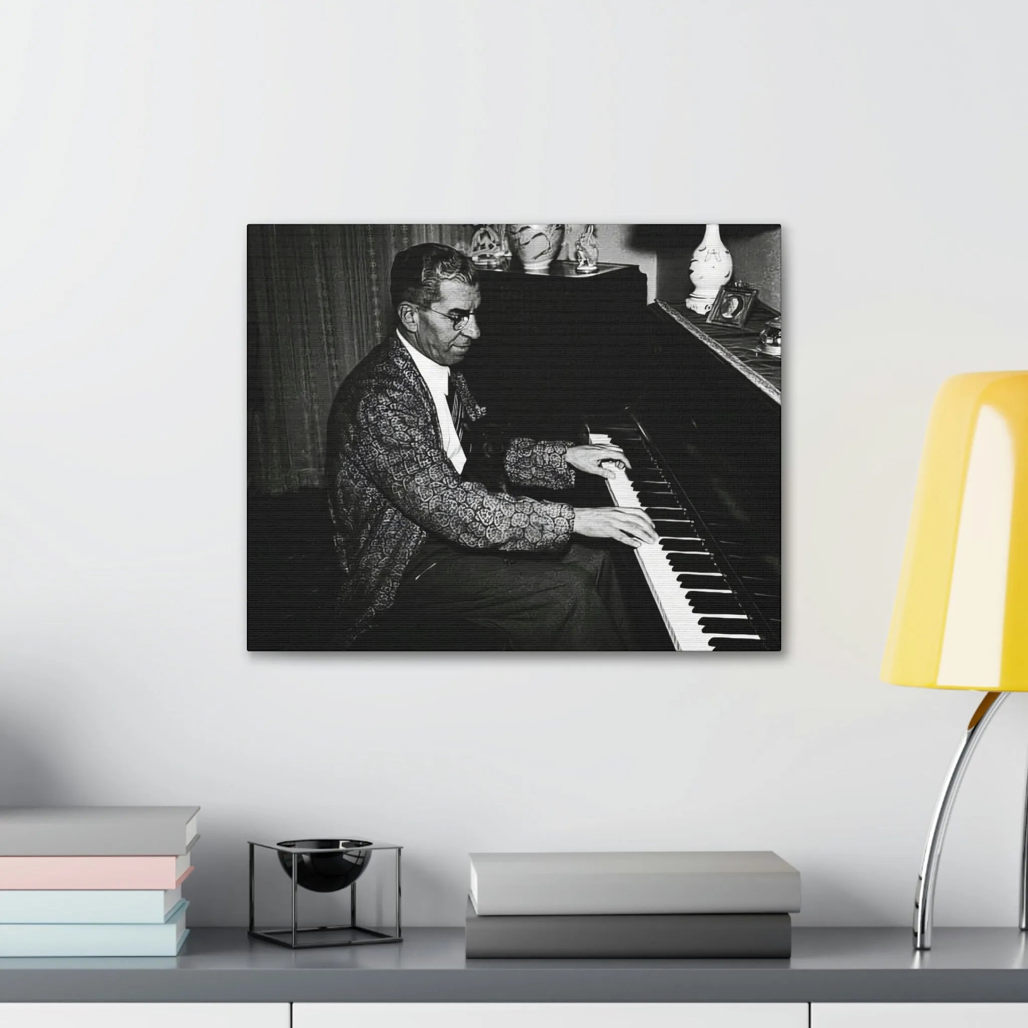 Charles Lucky Luciano Mobster Canvas Gallery Wraps