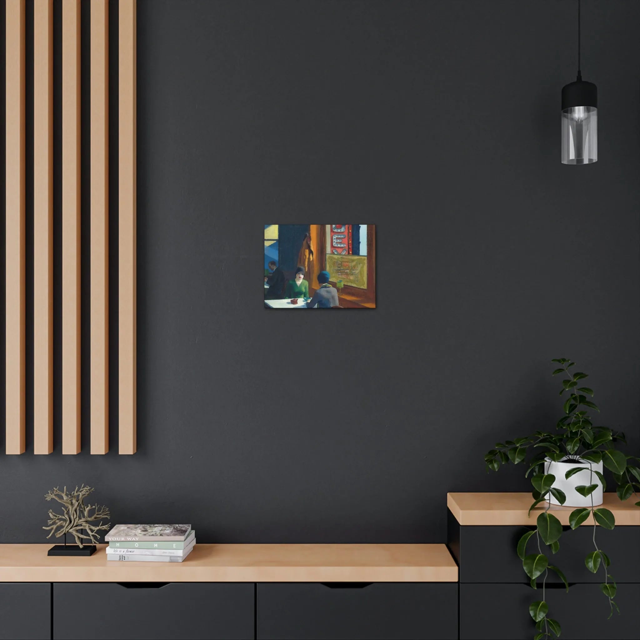 Chop Suey by Edward Hopper Art Canvas Gallery Wraps