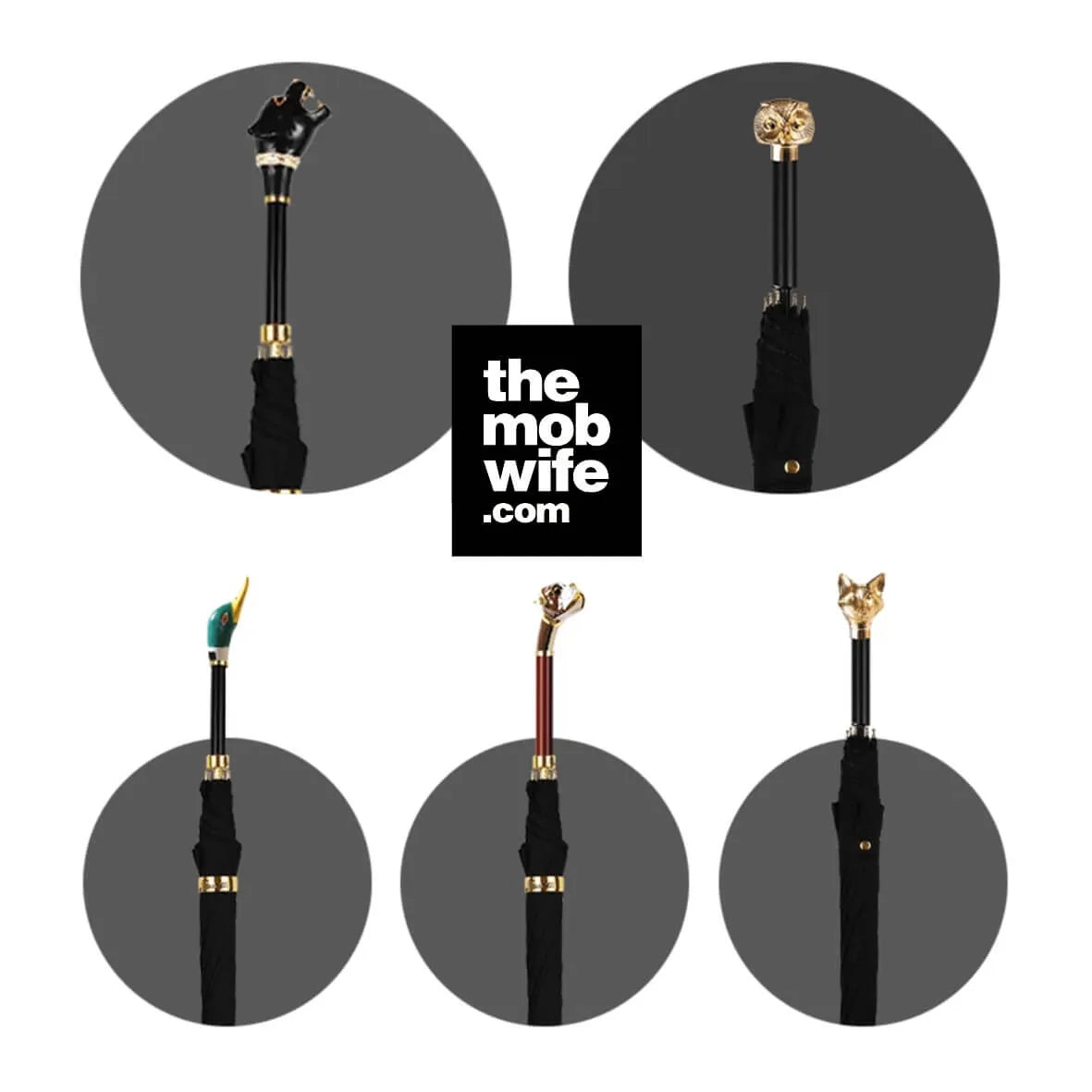 Crystal Gem Gentleman Luxury Business Umbrella