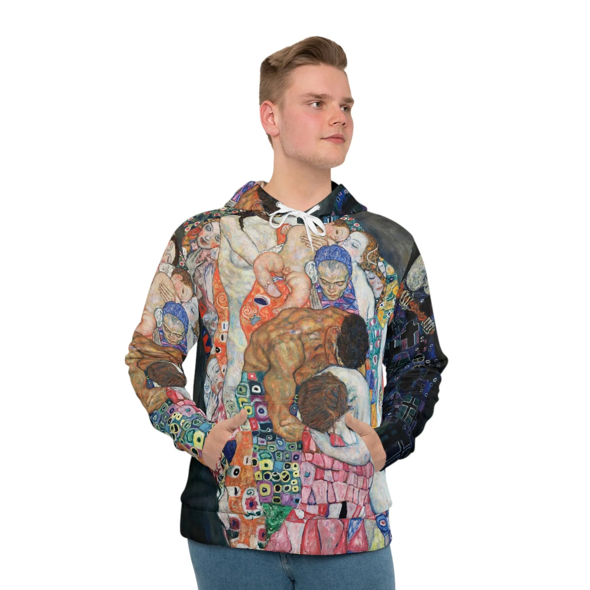 Death and Life by Gustav Klimt Art Hoodie