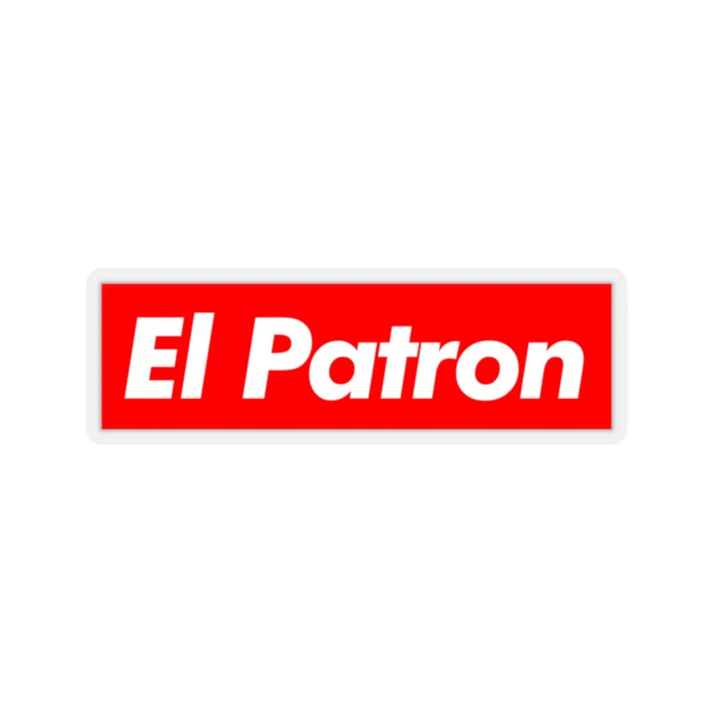 El Patron as Boss El Jefe Gangster Stickers