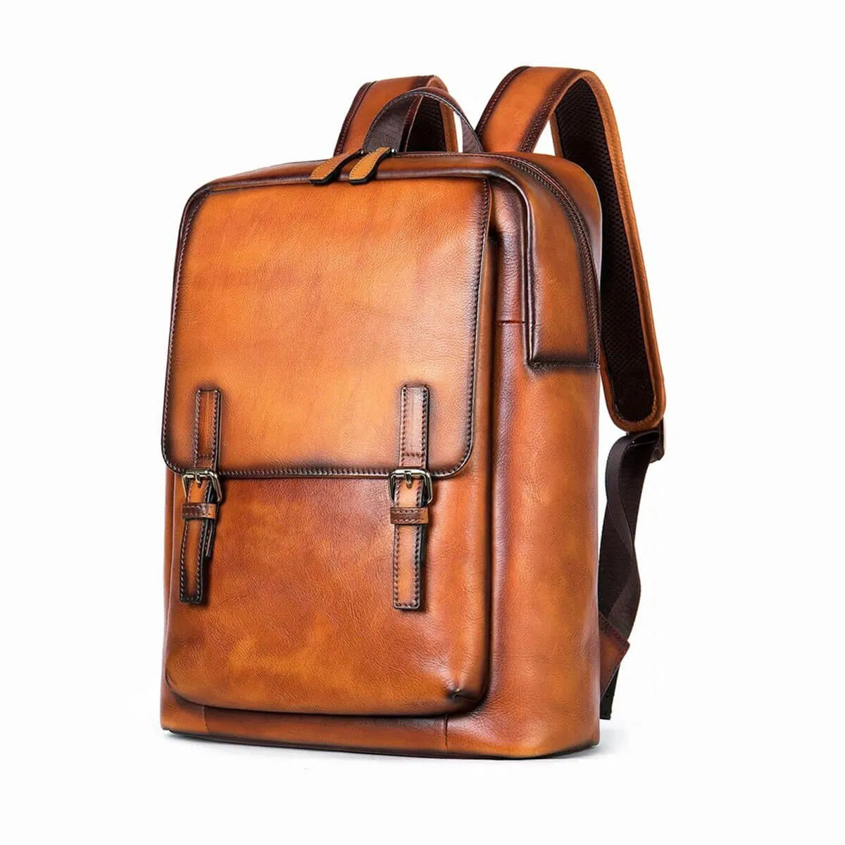 Genuine Leather High-Quality Cowhide Business Backpack
