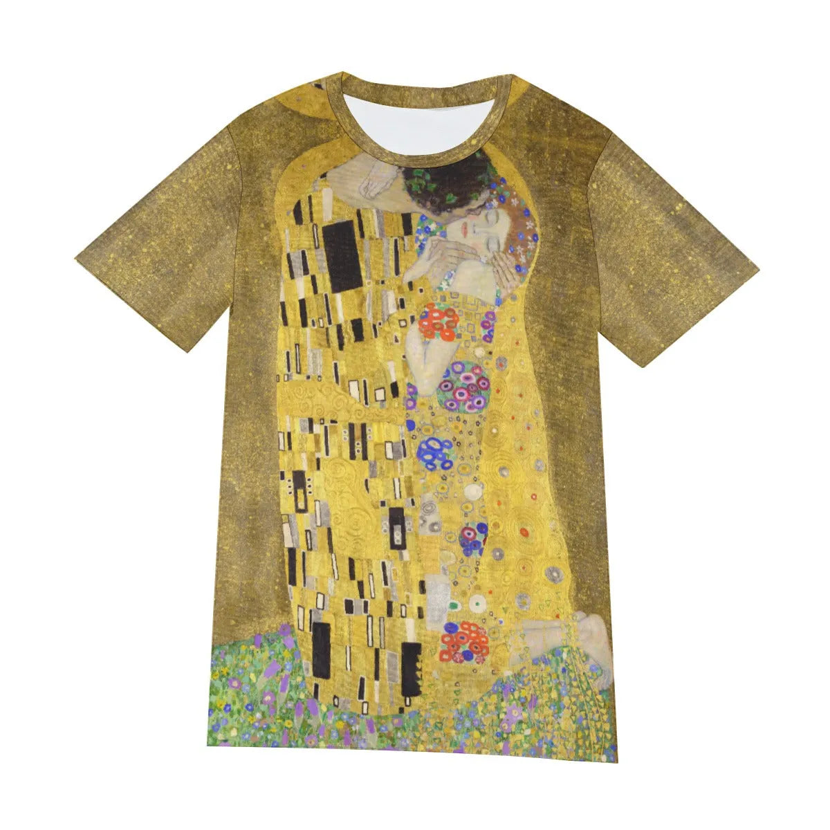 グスタフ・クリムトの「接吻」Tシャツ