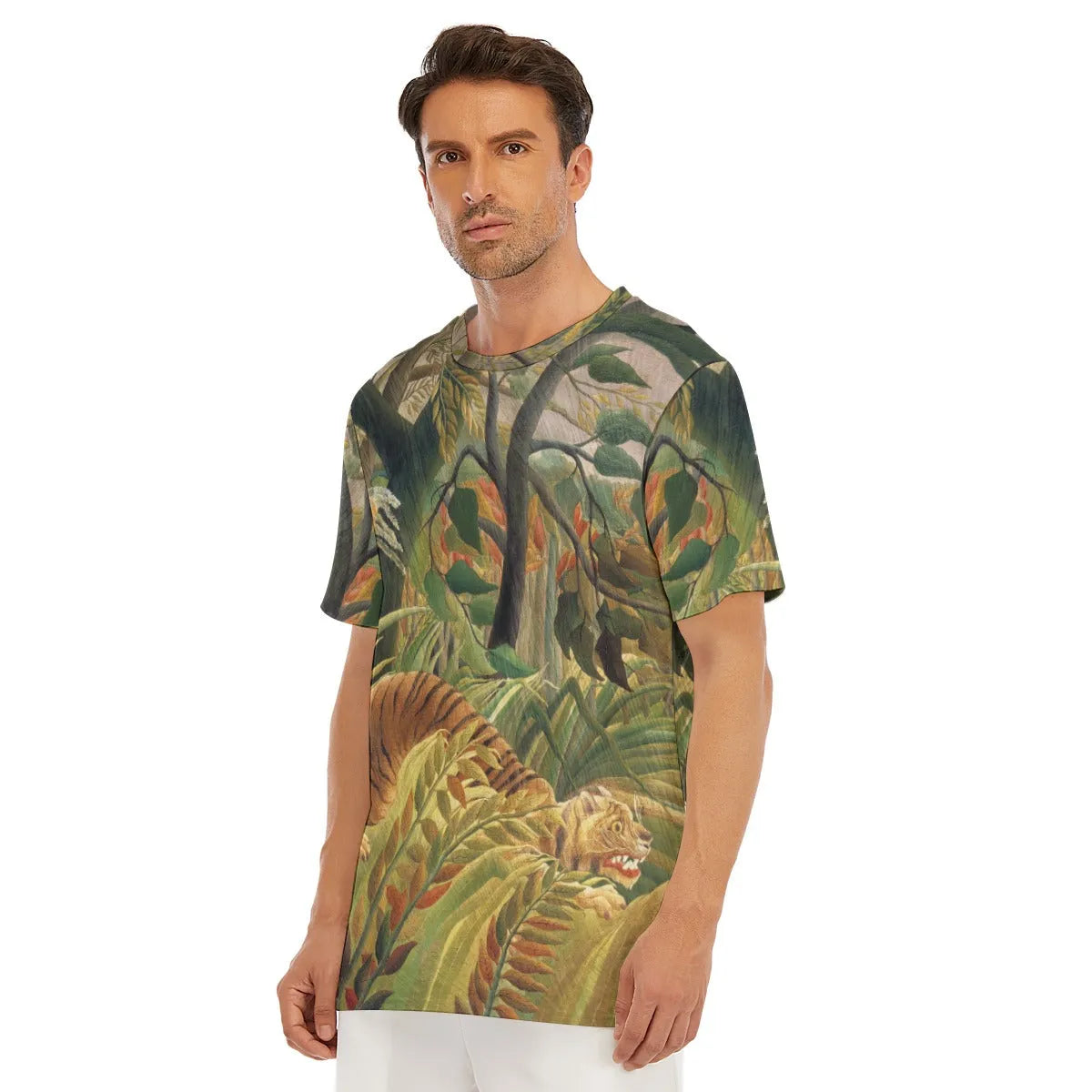 Henri Rousseau’s Tiger in a Tropical Storm T-Shirt