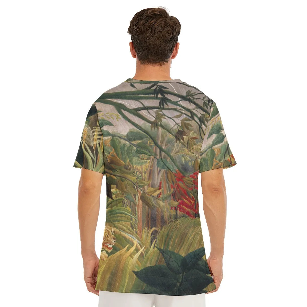 Henri Rousseau’s Tiger in a Tropical Storm T-Shirt