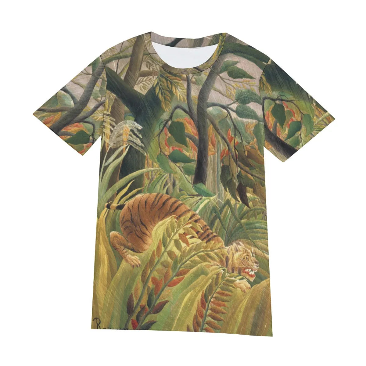 Henri Rousseau’s Tiger in a Tropical Storm T-Shirt