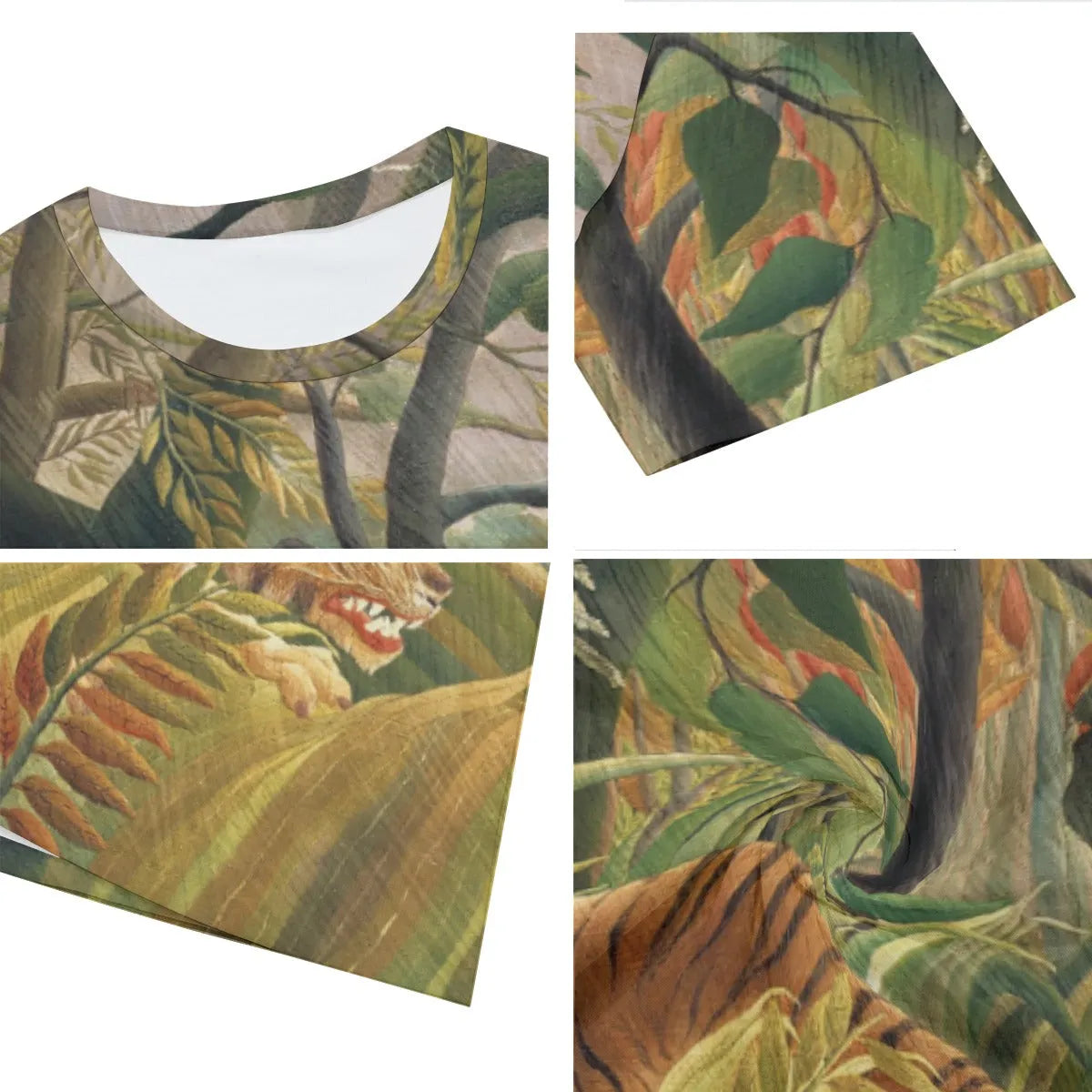 Henri Rousseau’s Tiger in a Tropical Storm T-Shirt