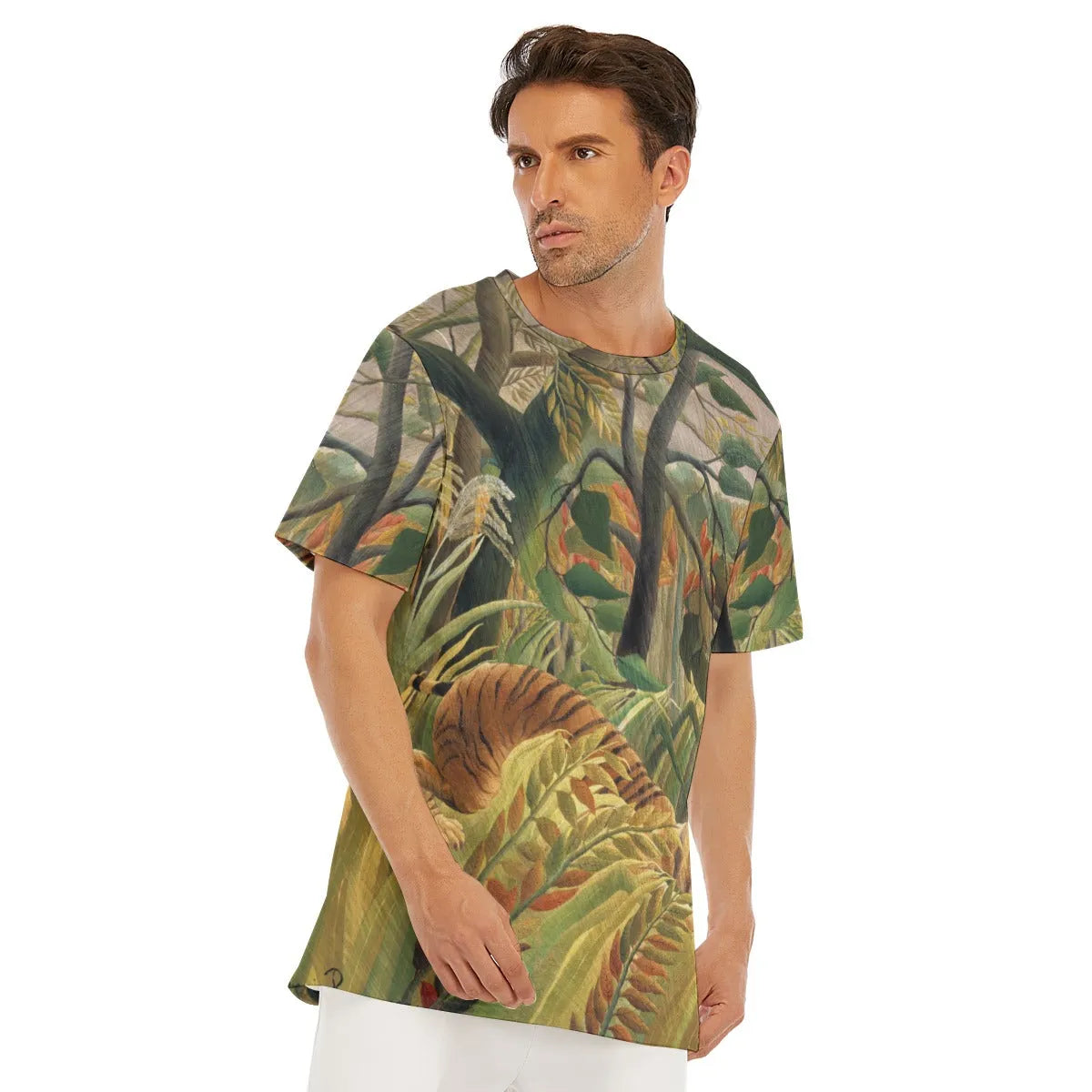 Henri Rousseau’s Tiger in a Tropical Storm T-Shirt