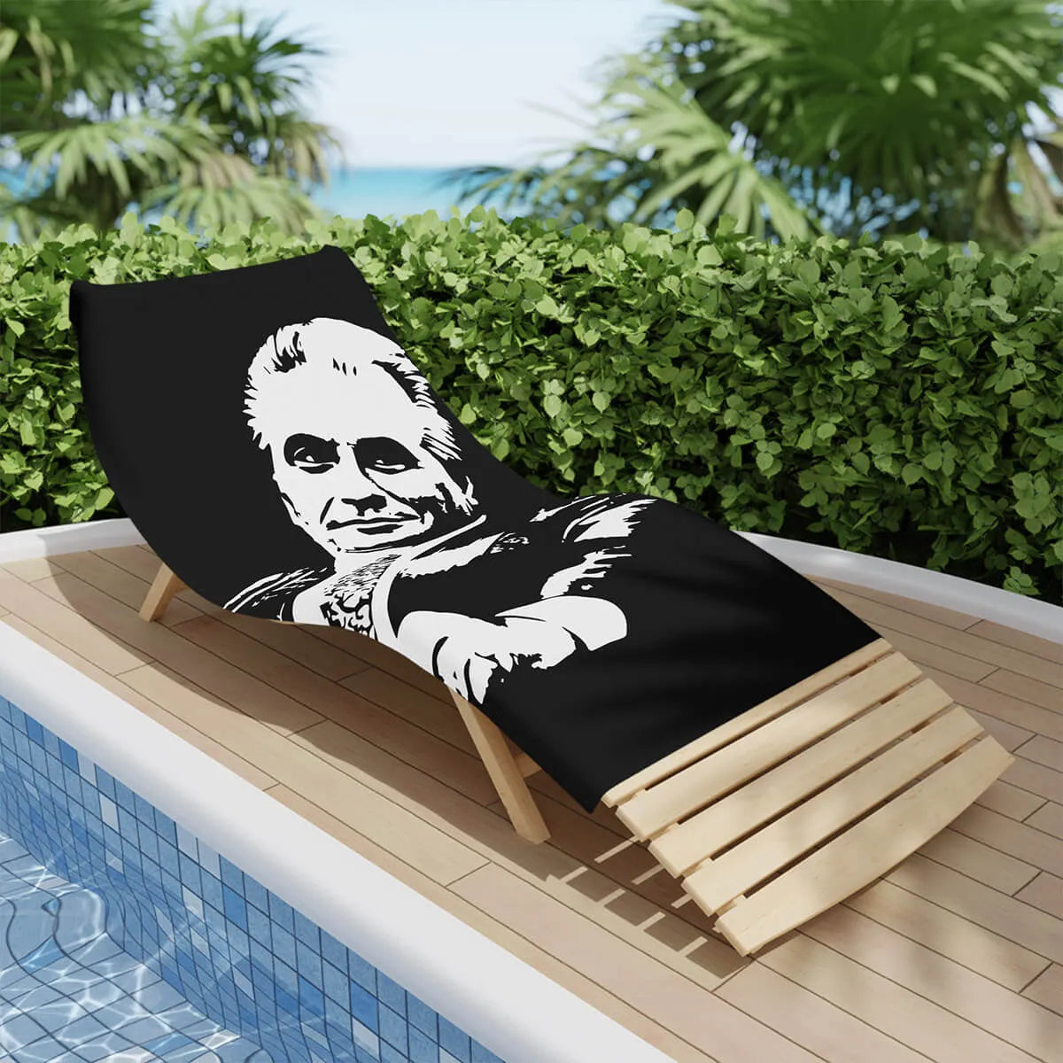 John Gotti The Teflon Don Gambino Family Beach Towel