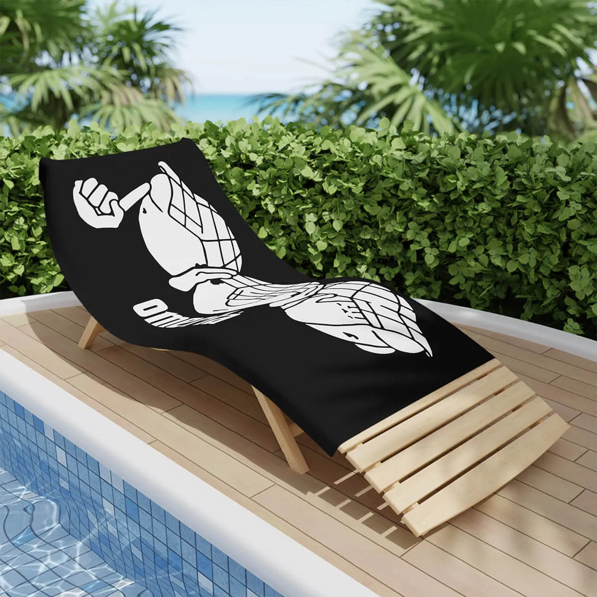 Omerta Ultras on tour Acab Code of Silence Beach Towel