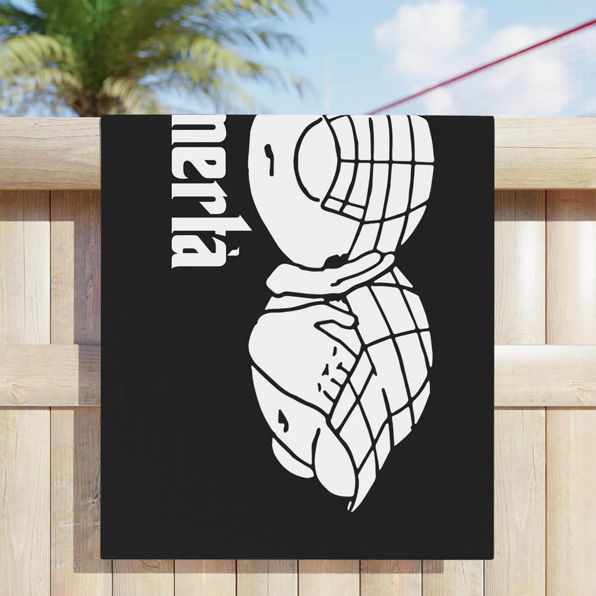 Omerta Ultras on tour Acab Code of Silence Beach Towel