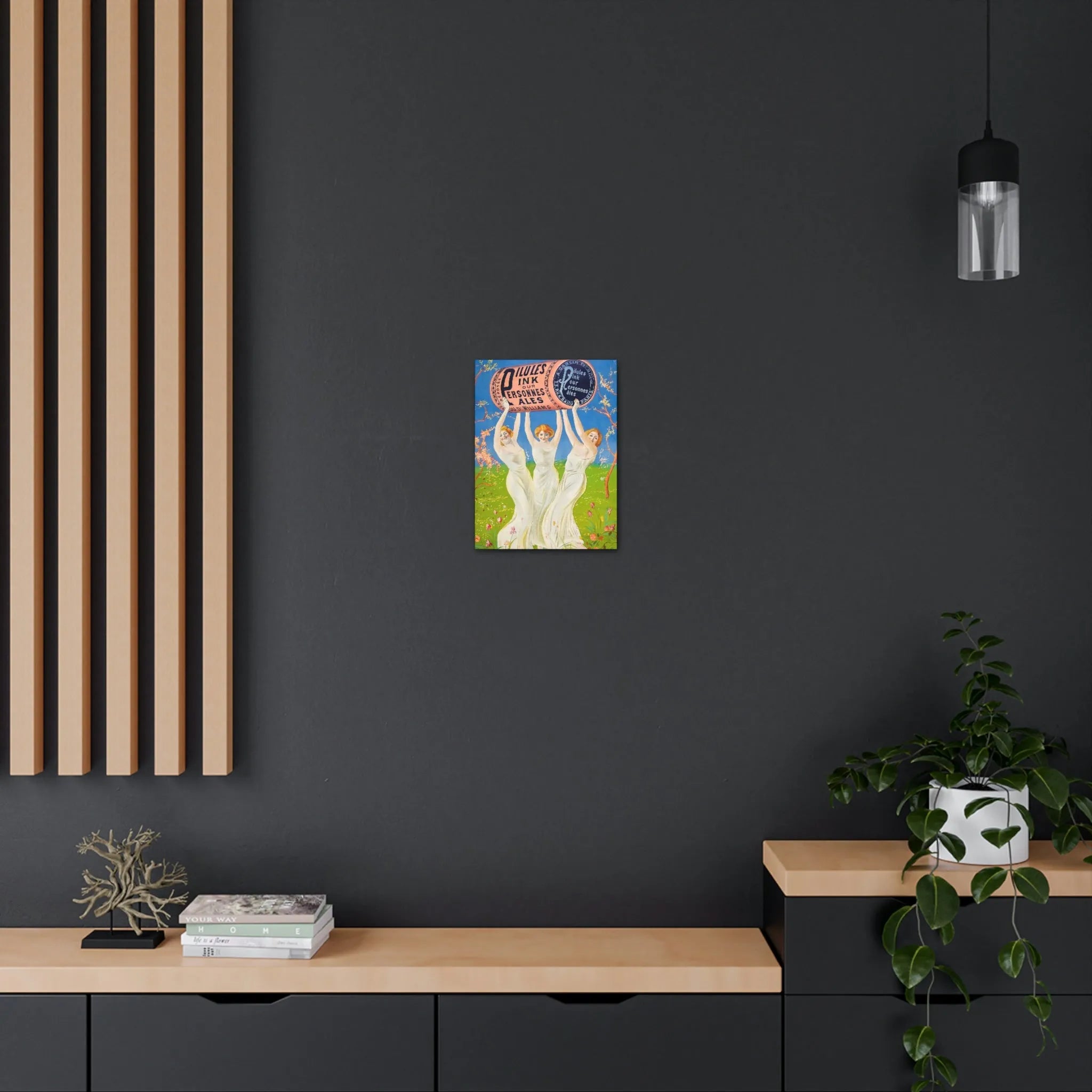 Pink Pills for Pale People Canvas Gallery Wraps