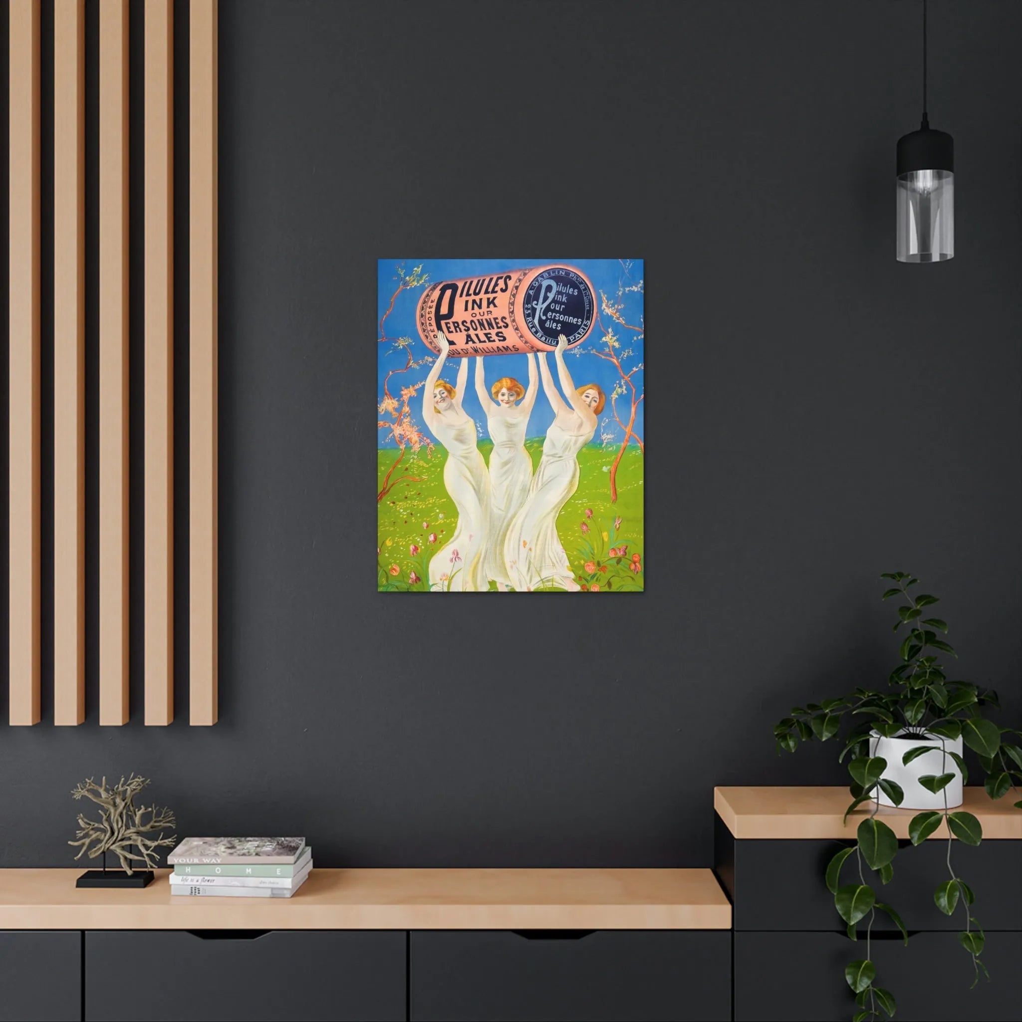 Pink Pills for Pale People Canvas Gallery Wraps