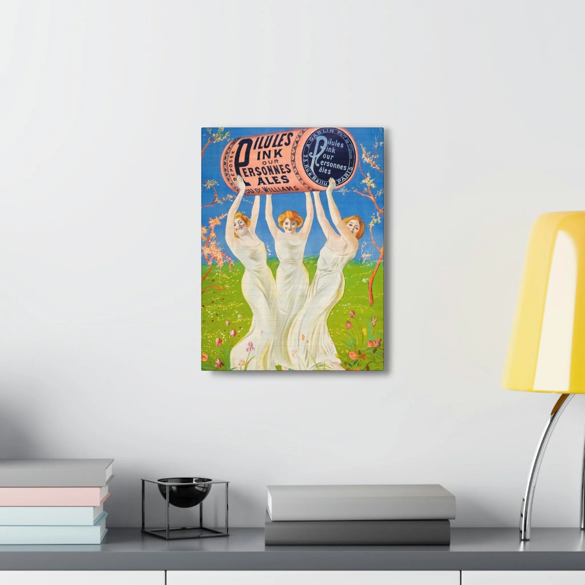 Pink Pills for Pale People Canvas Gallery Wraps