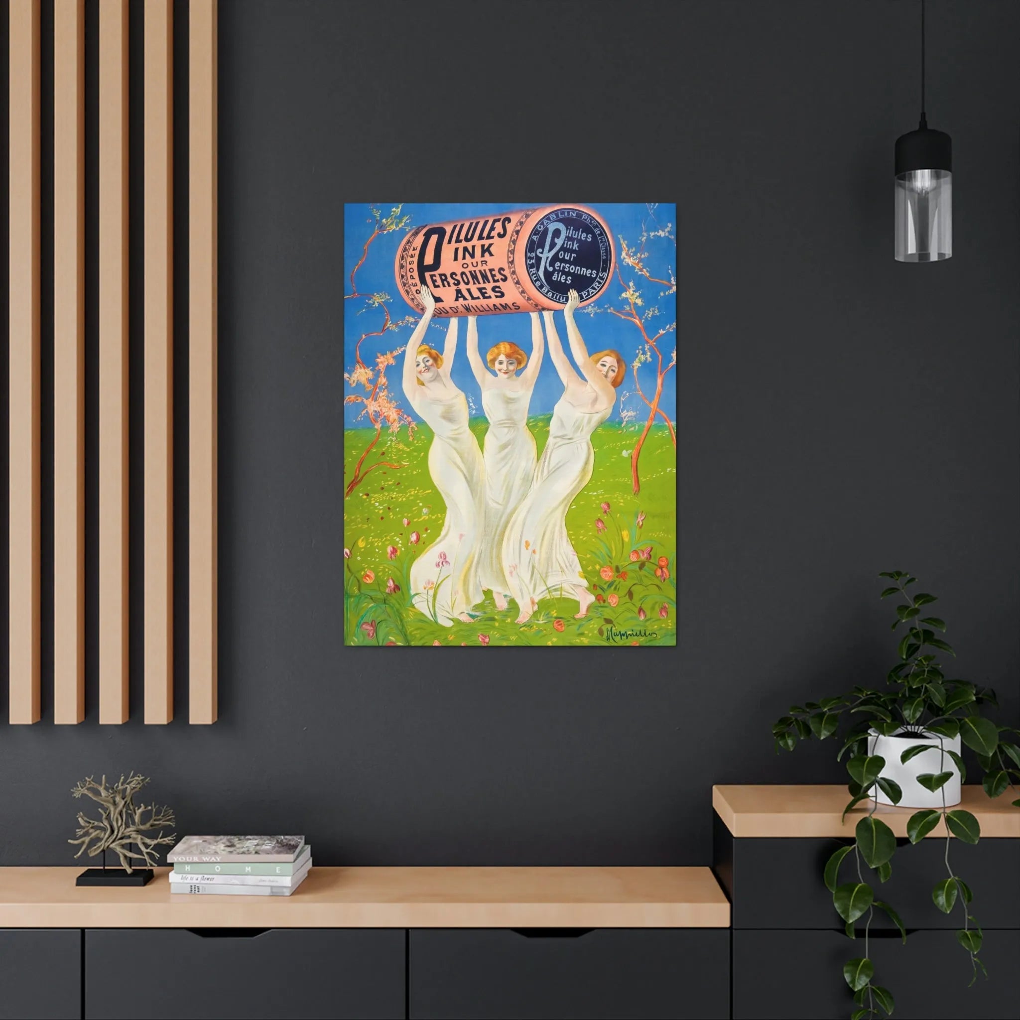 Pink Pills for Pale People Canvas Gallery Wraps