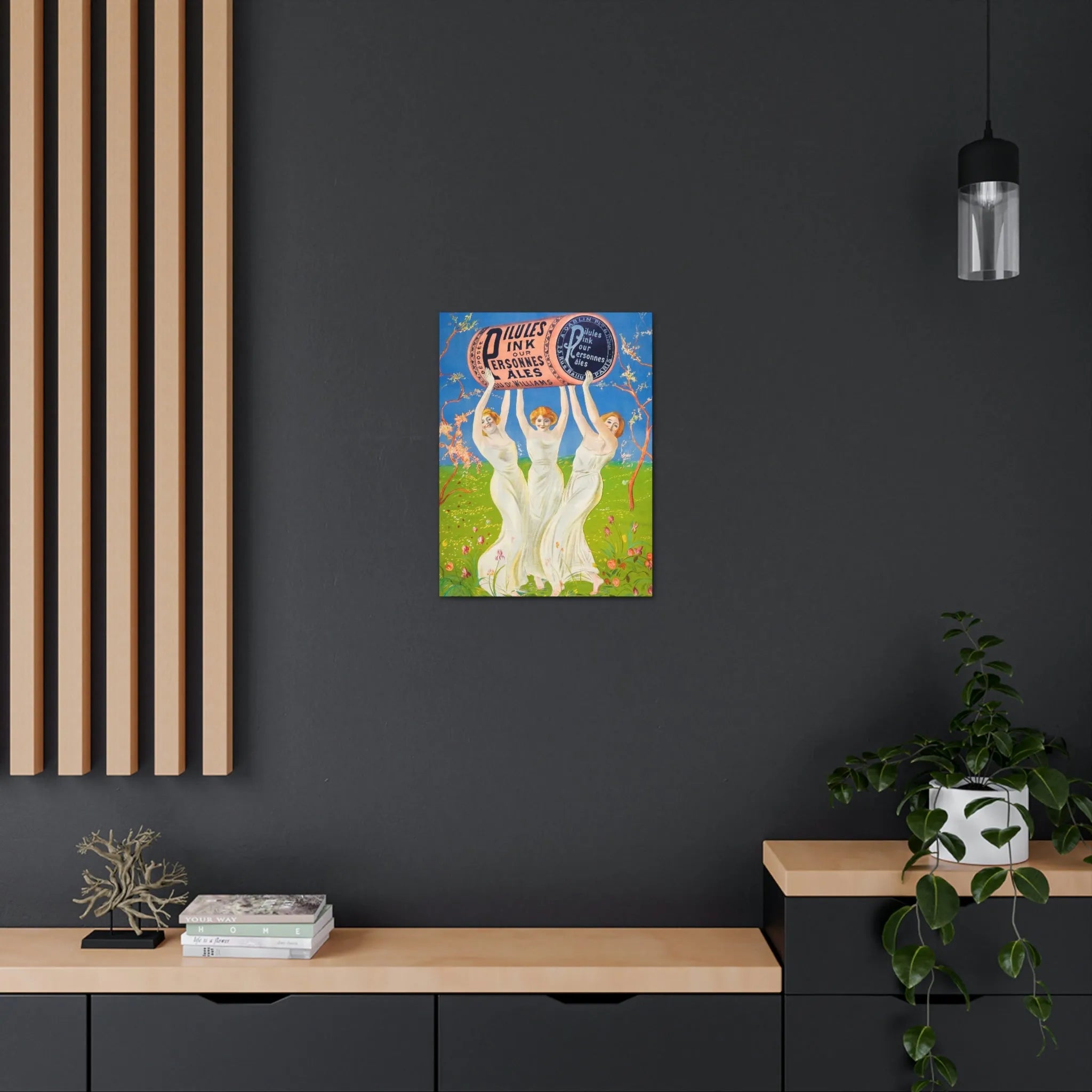 Pink Pills for Pale People Canvas Gallery Wraps