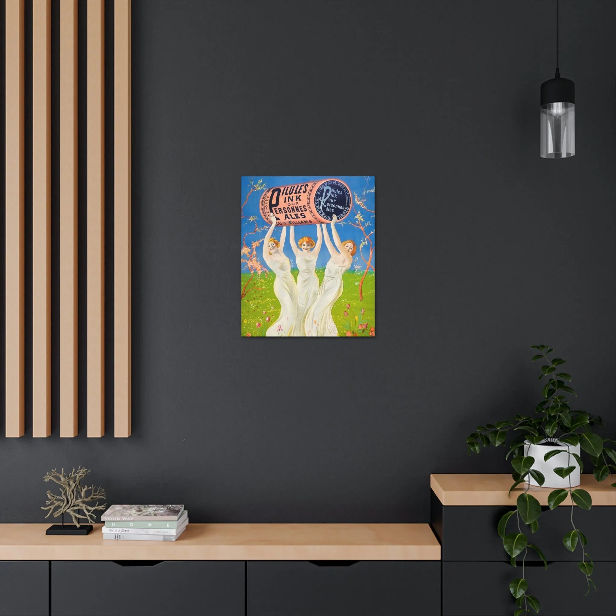 Pink Pills for Pale People Canvas Gallery Wraps