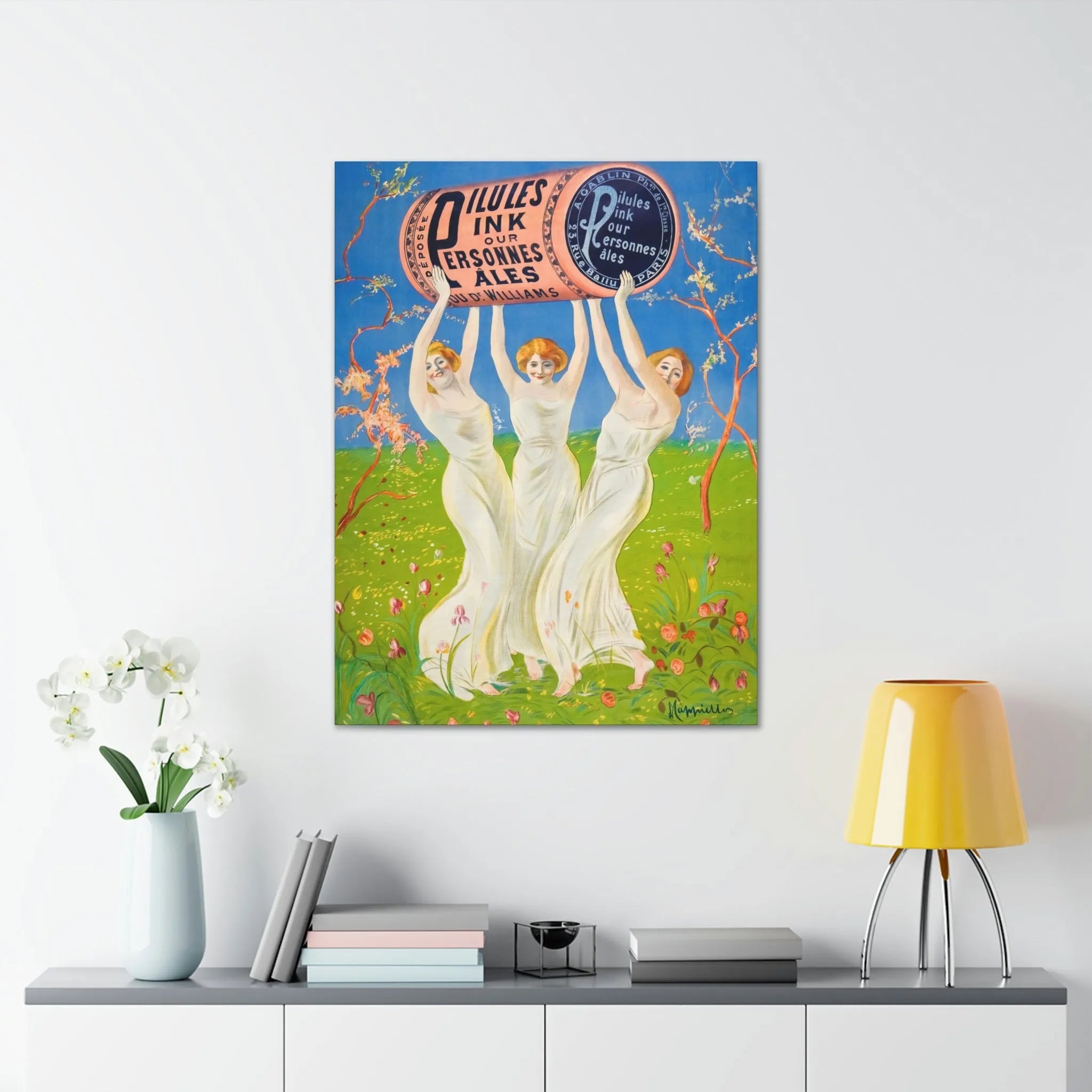 Pink Pills for Pale People Canvas Gallery Wraps