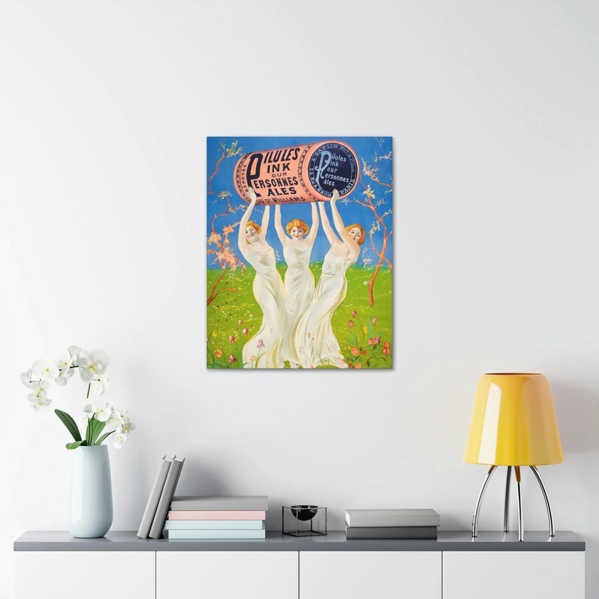 Pink Pills for Pale People Canvas Gallery Wraps