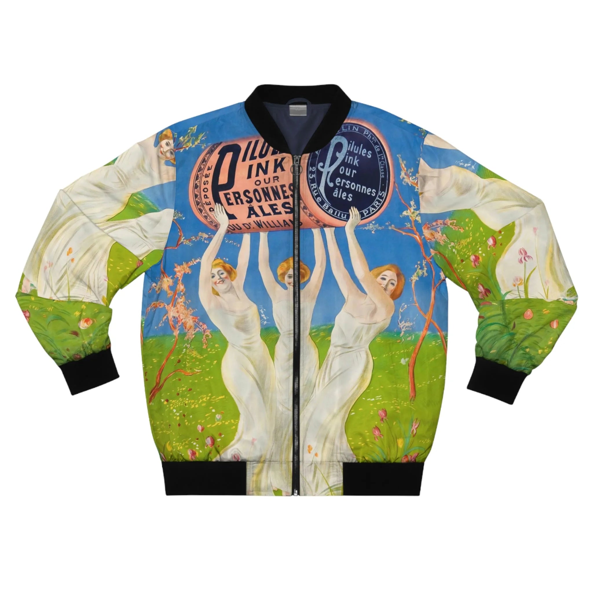 Pink Pills for Pale People Bomber Jacket